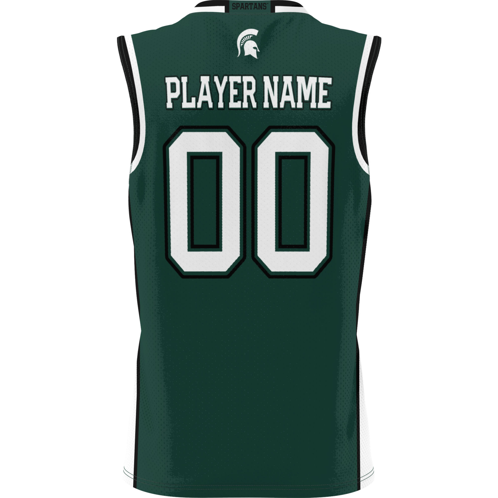 Michigan Spartans NIL NBA Jersey Green NBA Men Fan Wear
