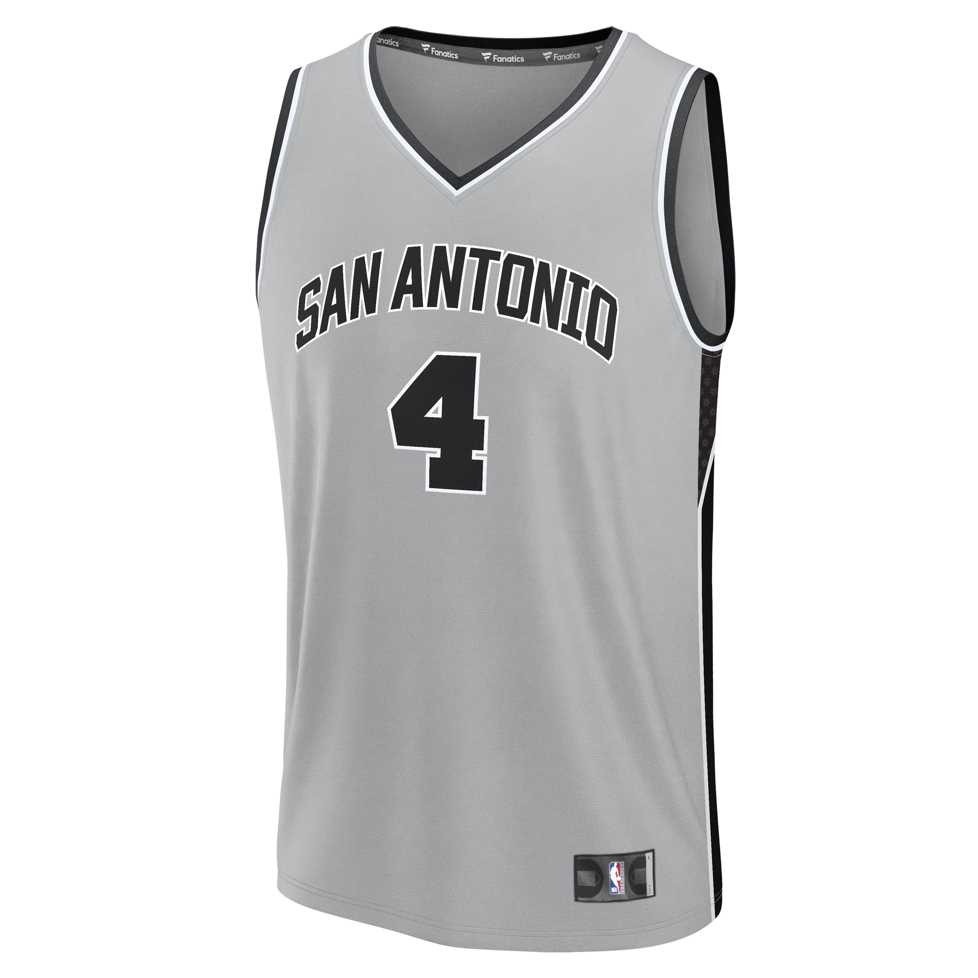 De'Aaron Fox San Antonio Spurs Statement Edition Jersey Silver NBA Men Fan Wear De'Aaron Fox