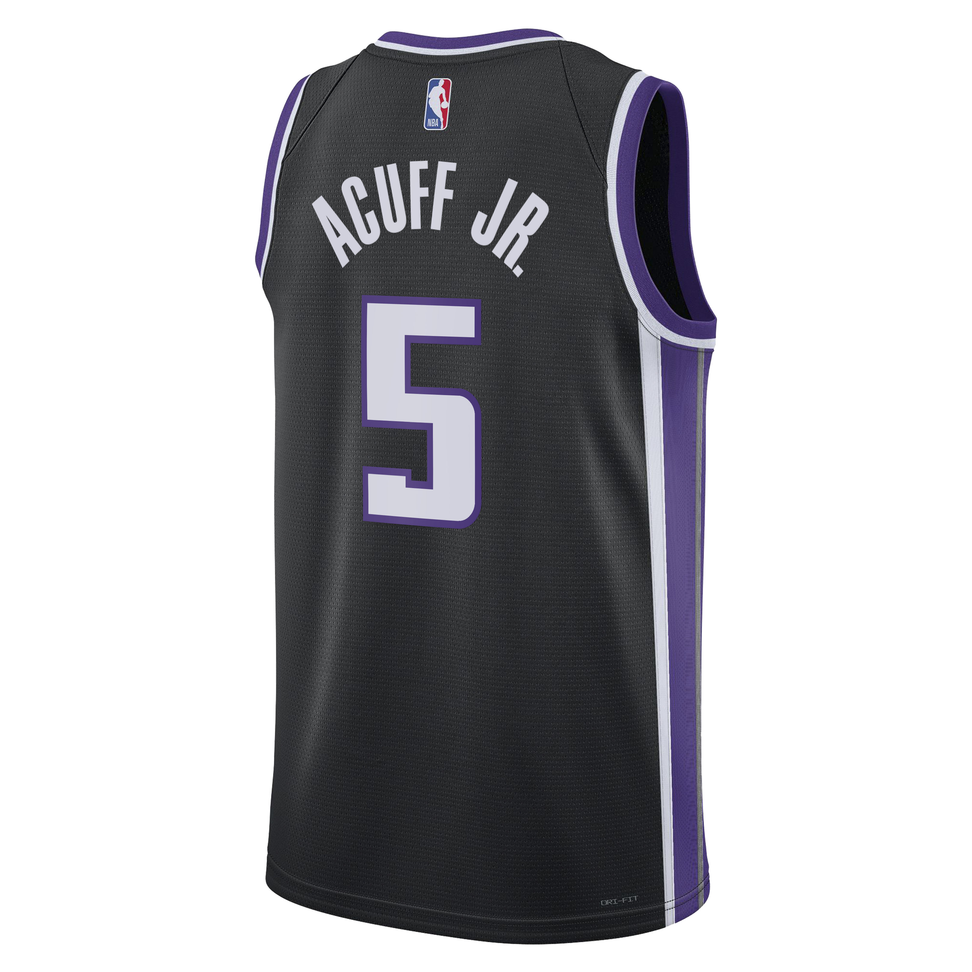 Darius Acuff Sacramento Kings Swingman Jersey Black NBA Men Fan Wear Darius Acuff