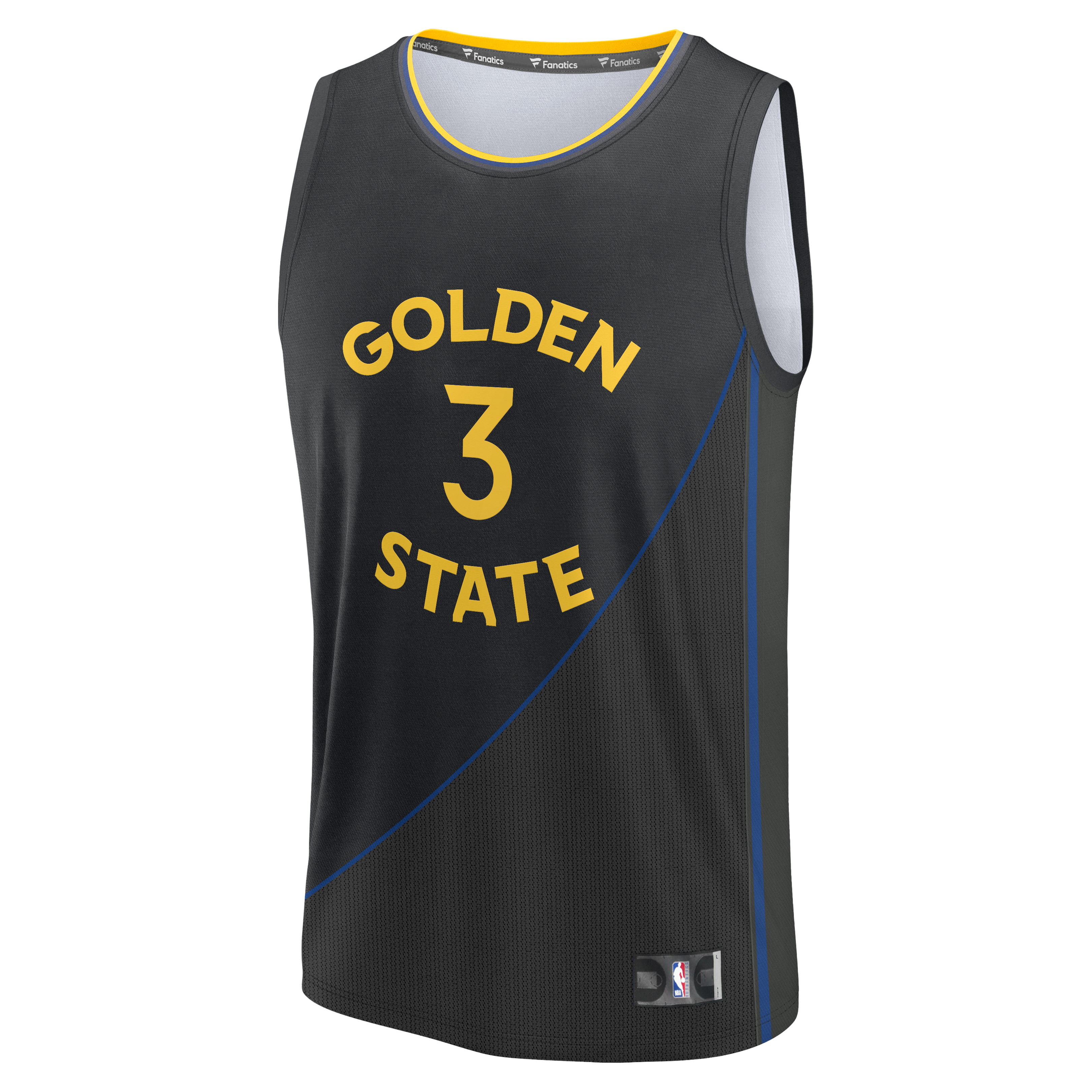 Will Richard Golden State Warriors Jersey Black NBA Women Fan Wear