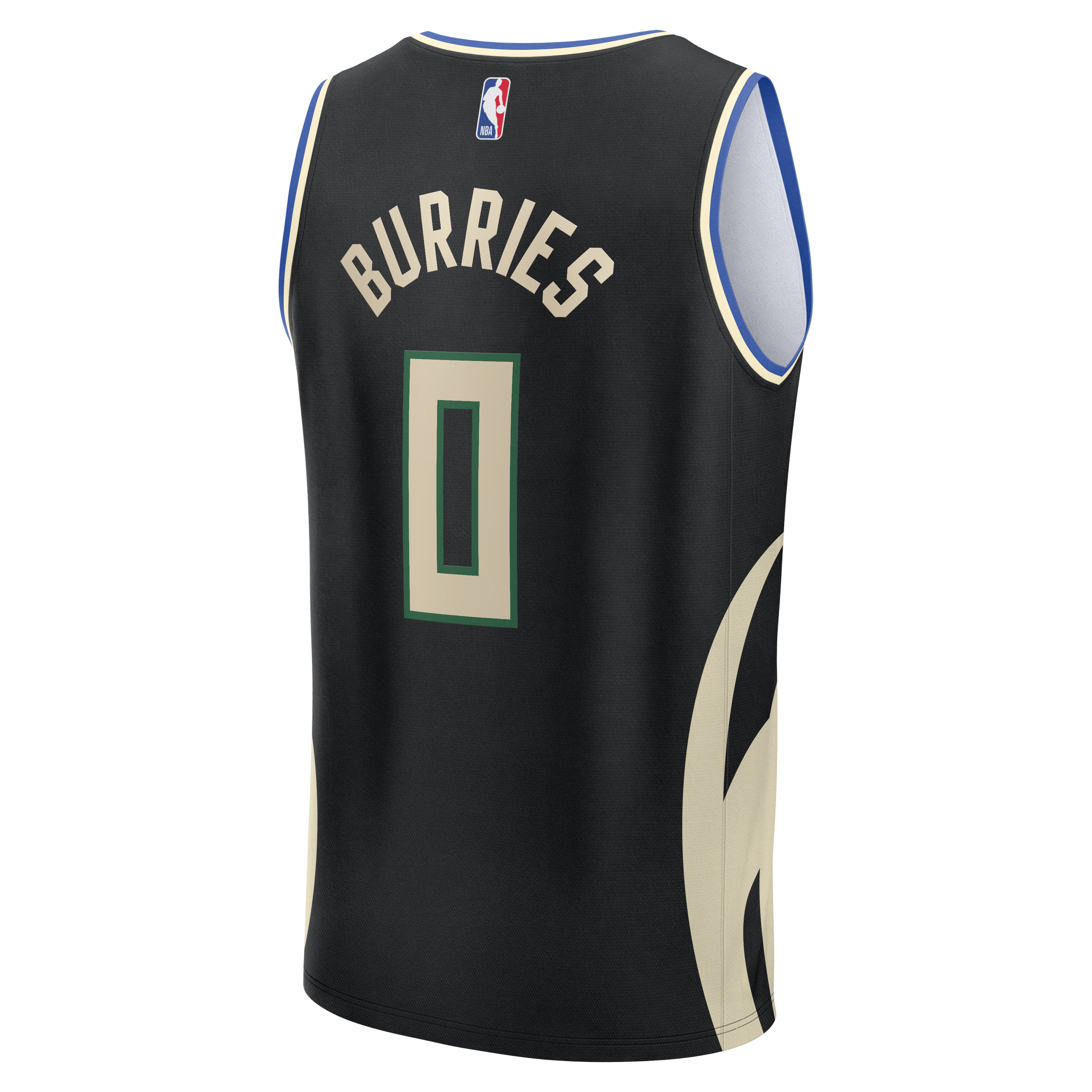 Brayden Burries Milwaukee Bucks Statement Edition Jersey Black NBA Youth Fan Wear Brayden Burries