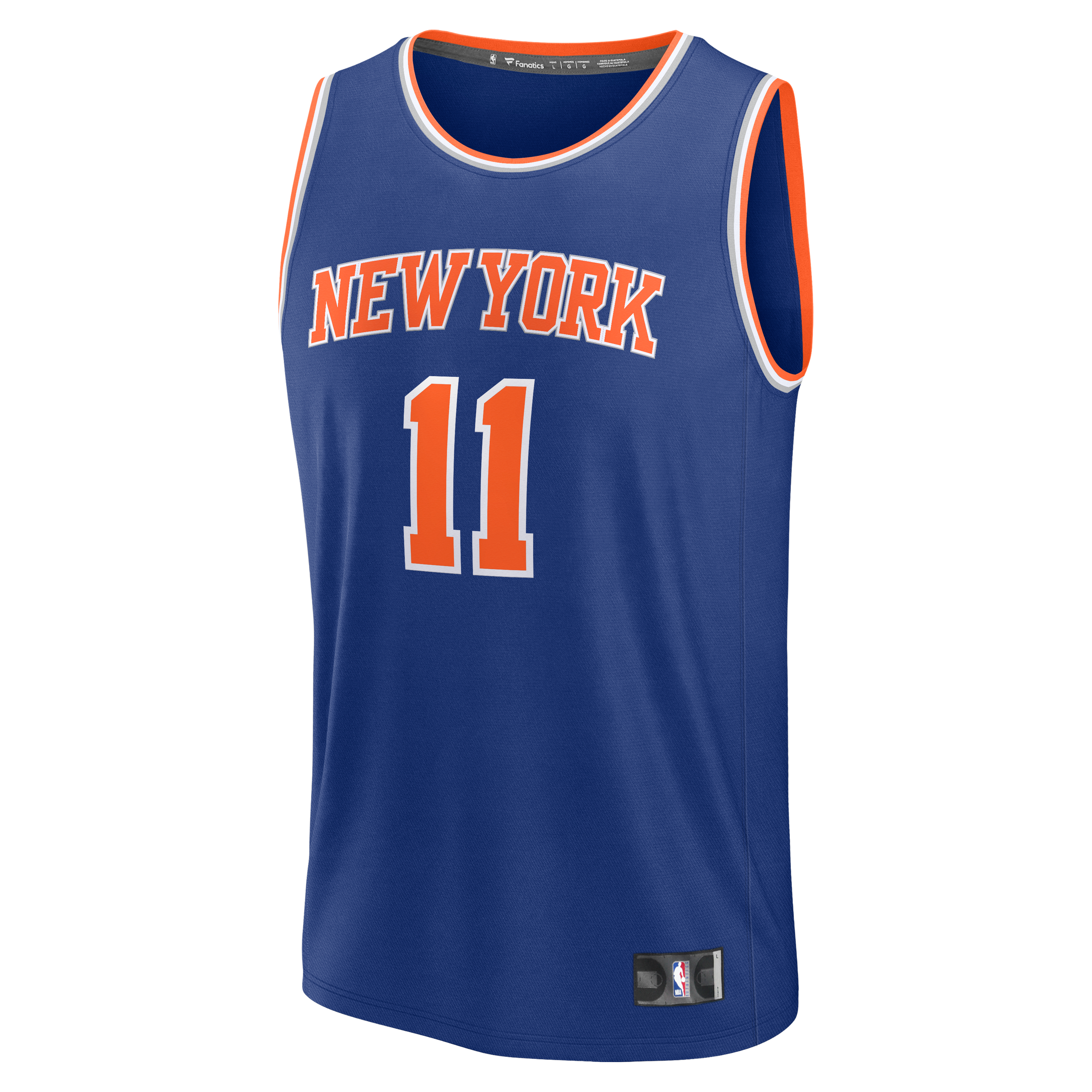 Jalen Brunson New York Knicks Jersey Blue NBA Youth Fan Wear