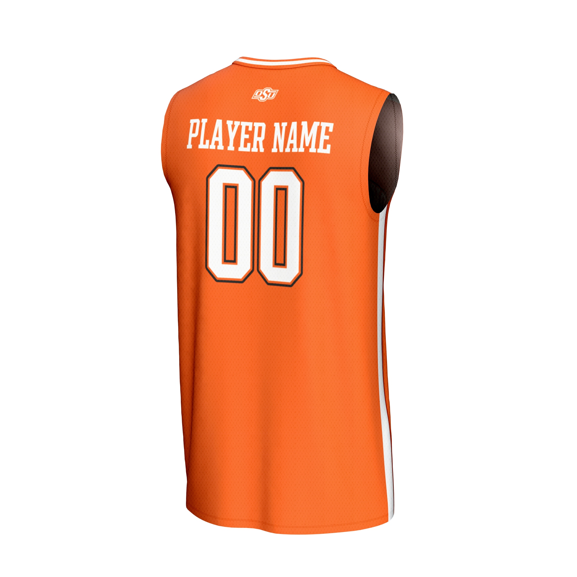Oklahoma Cowboys NIL NBA Jersey Orange NBA Women Fan Wear