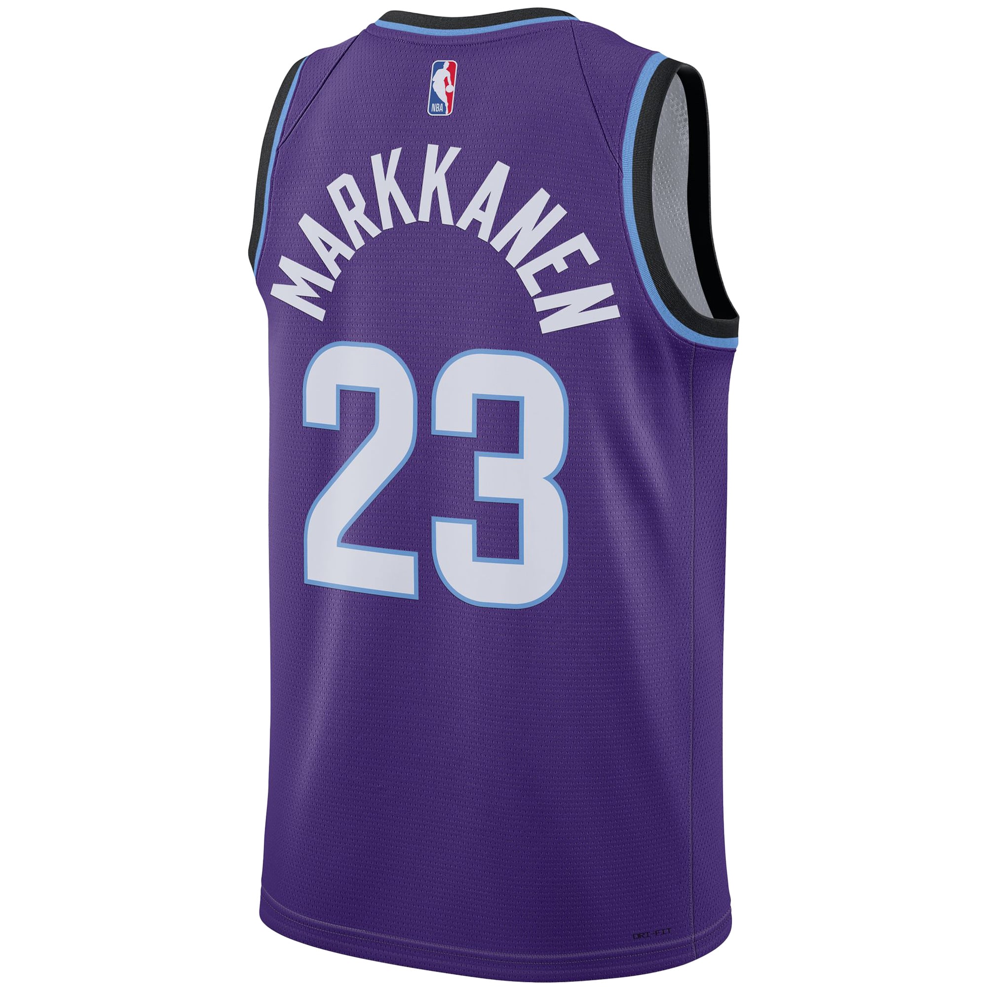 Lauri Markkanen Utah Jazz Jersey Purple NBA Women Fan Wear