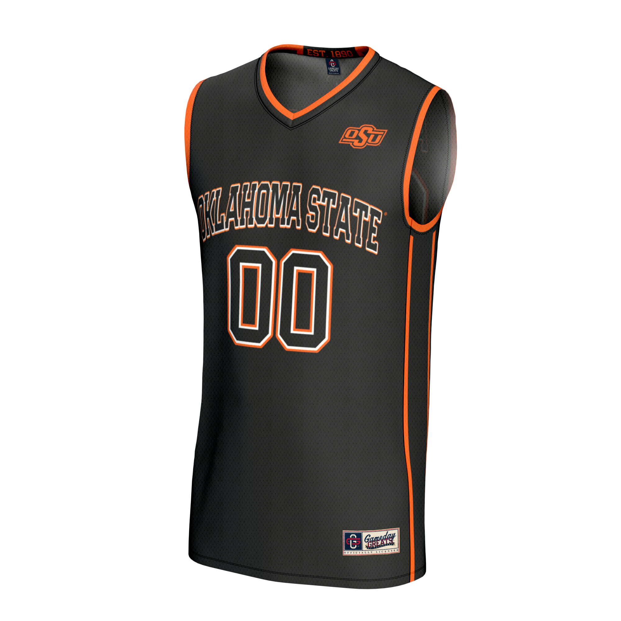 Oklahoma Cowboys Collegiate NBA Jersey Black NBA Women Fan Wear Oklahoma Cowboys Collegiate