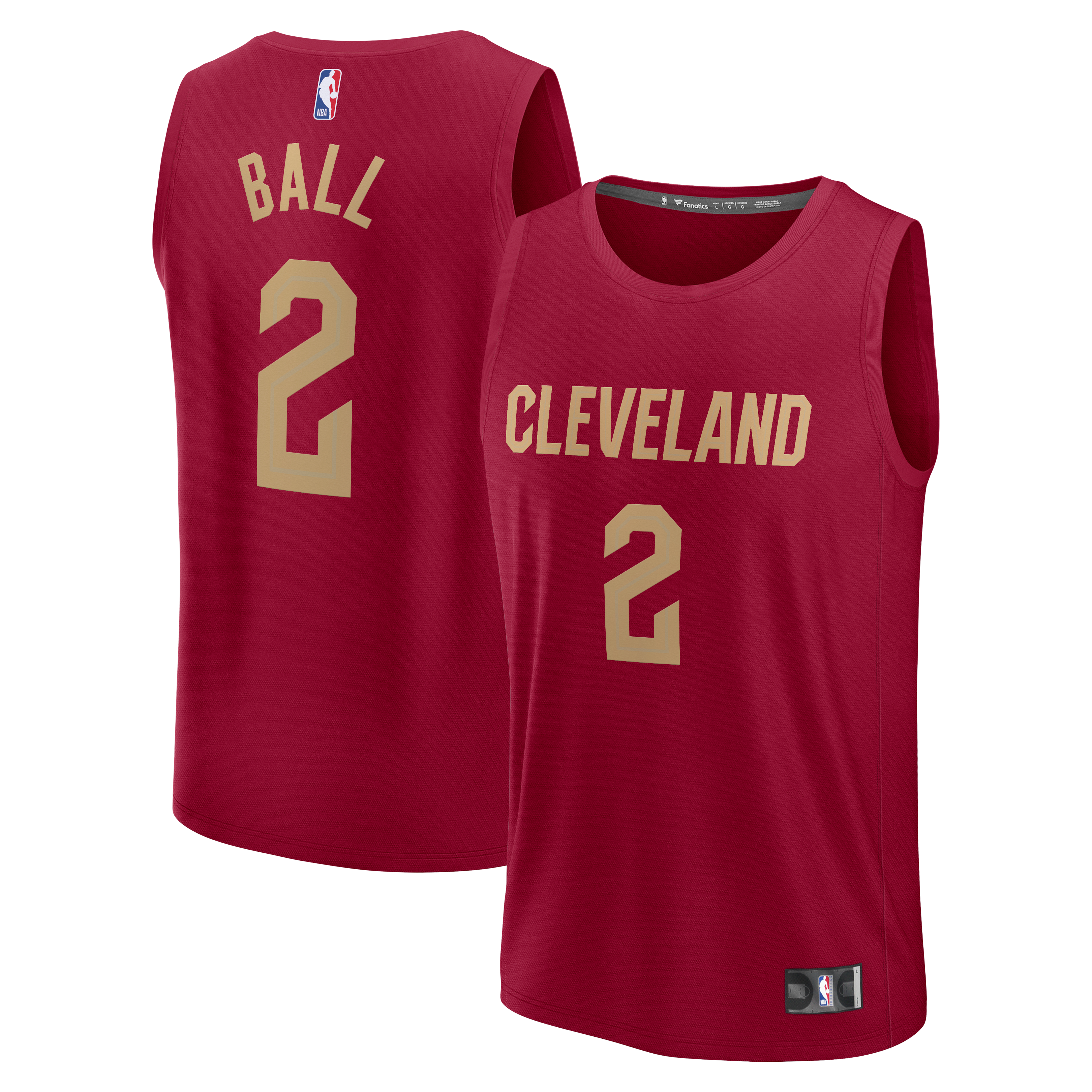 Lonzo Ball Cleveland Cavaliers Replica Jersey NBA Men Fan Wear