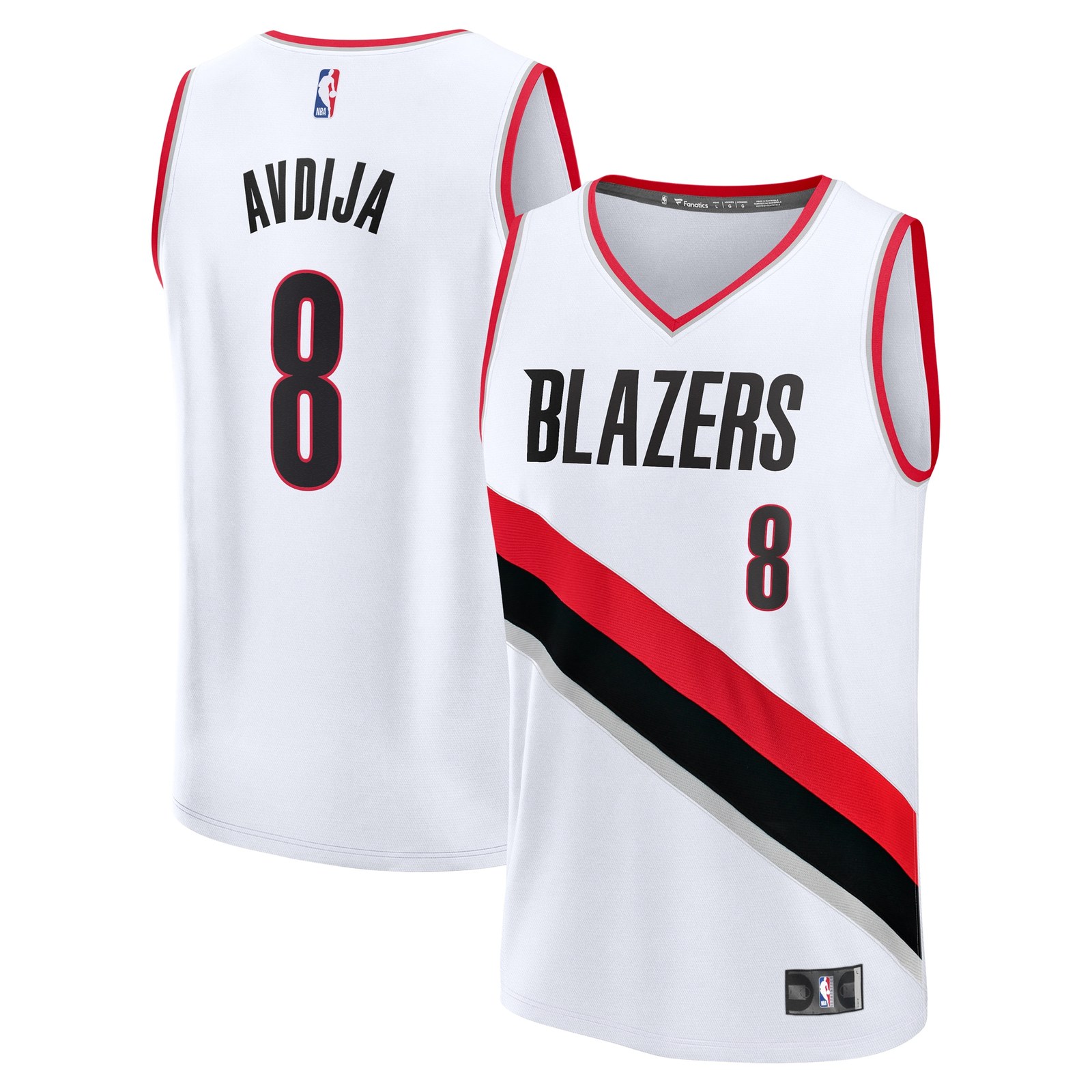 Deni Avdija Portland Trail Blazers Association Edition Jersey White NBA Women Fan Wear