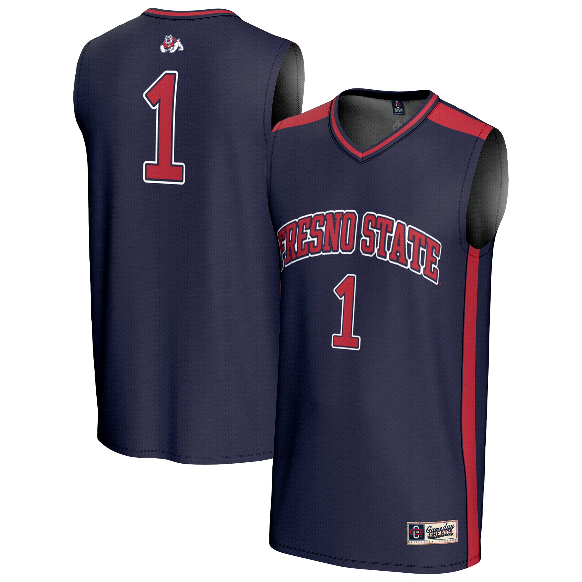 Fresno Bulldogs NBA Jersey Navy NBA Women Fan Wear