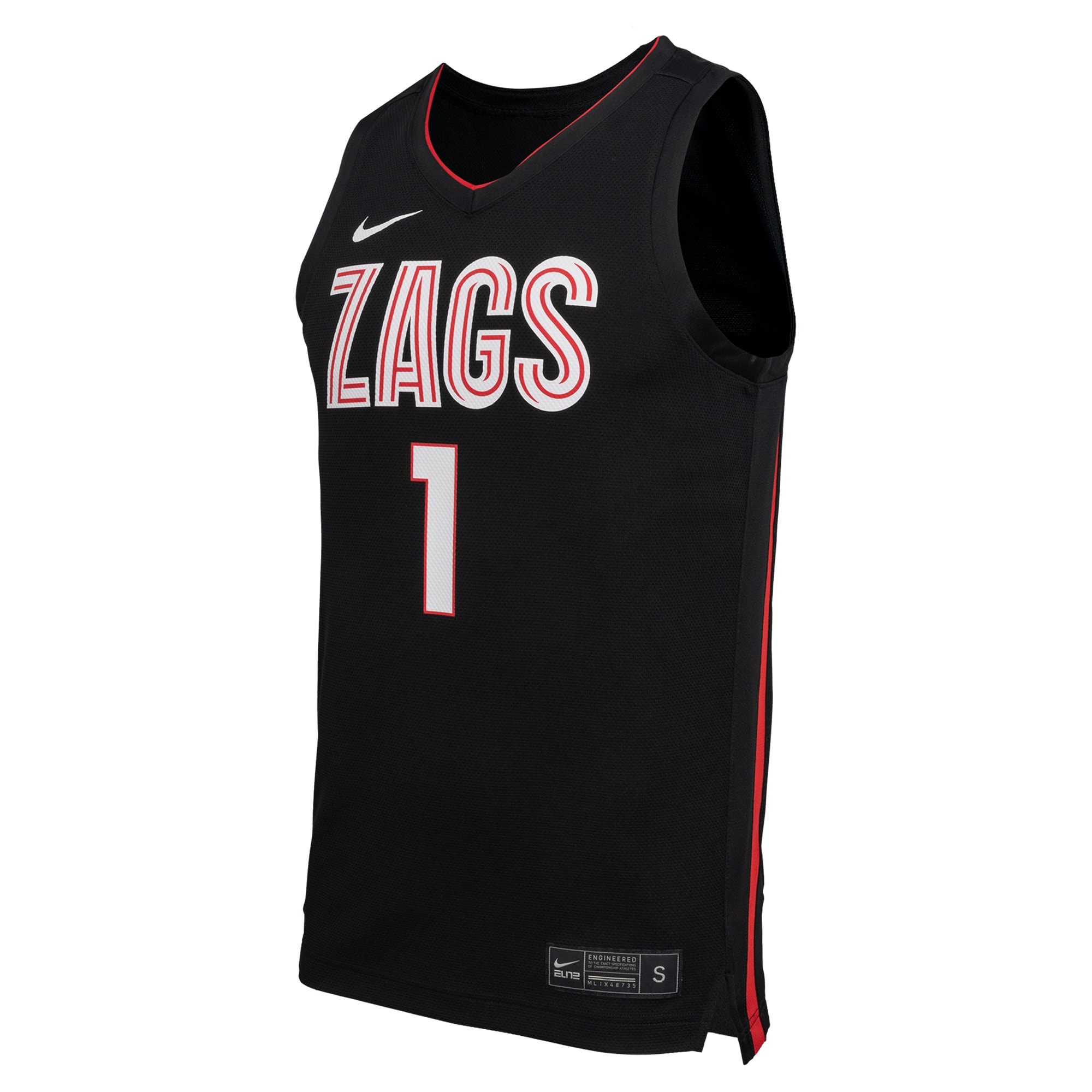 Gonzaga Bulldogs NBA Jersey Black NBA Women Fan Wear
