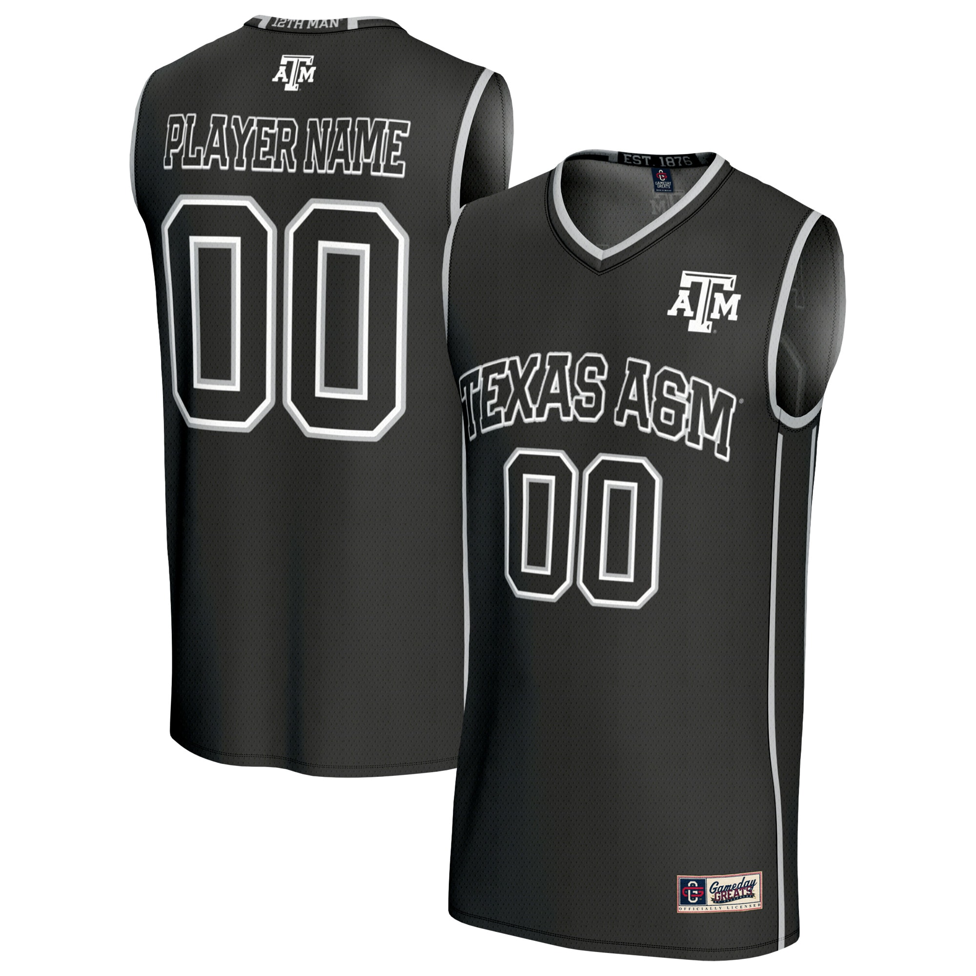 Texas Aggies Collegiate NBA Jersey Black NBA Women Fan Wear