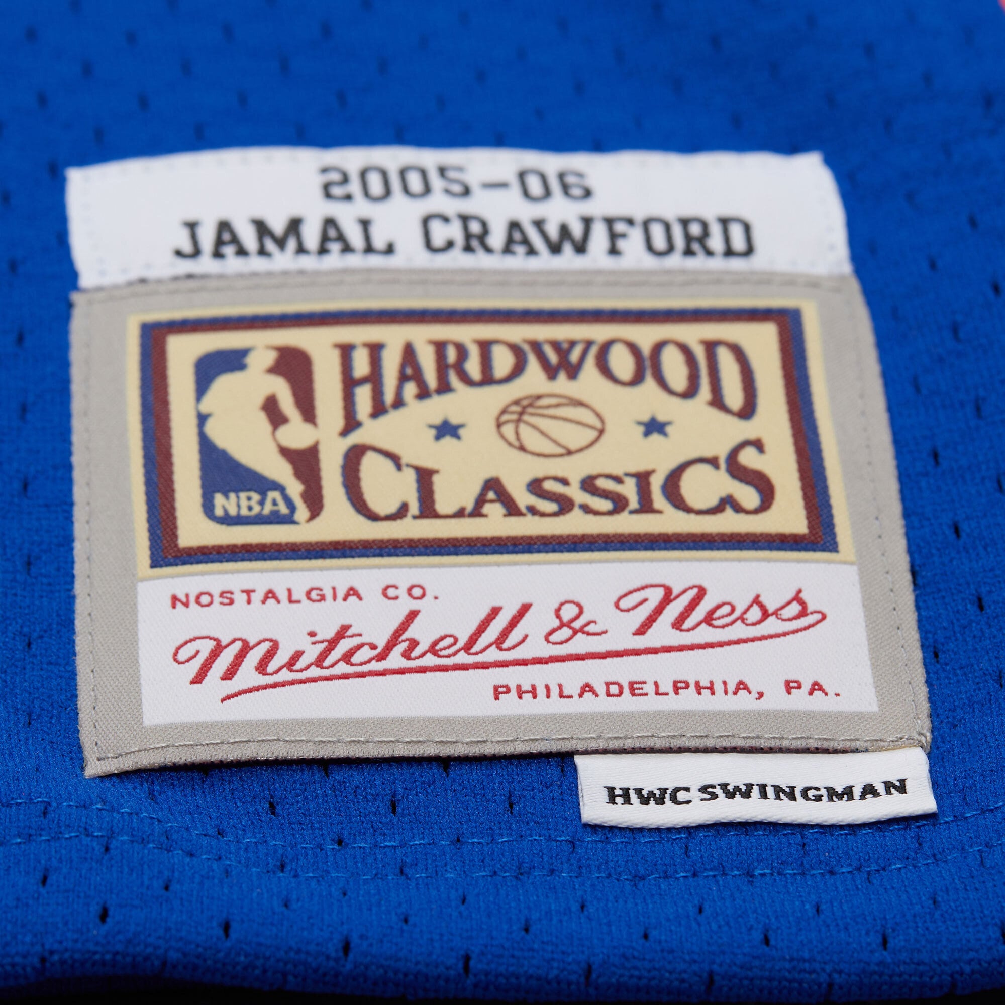 Jamal Crawford New York Knicks Jersey Blue NBA Men Fan Wear