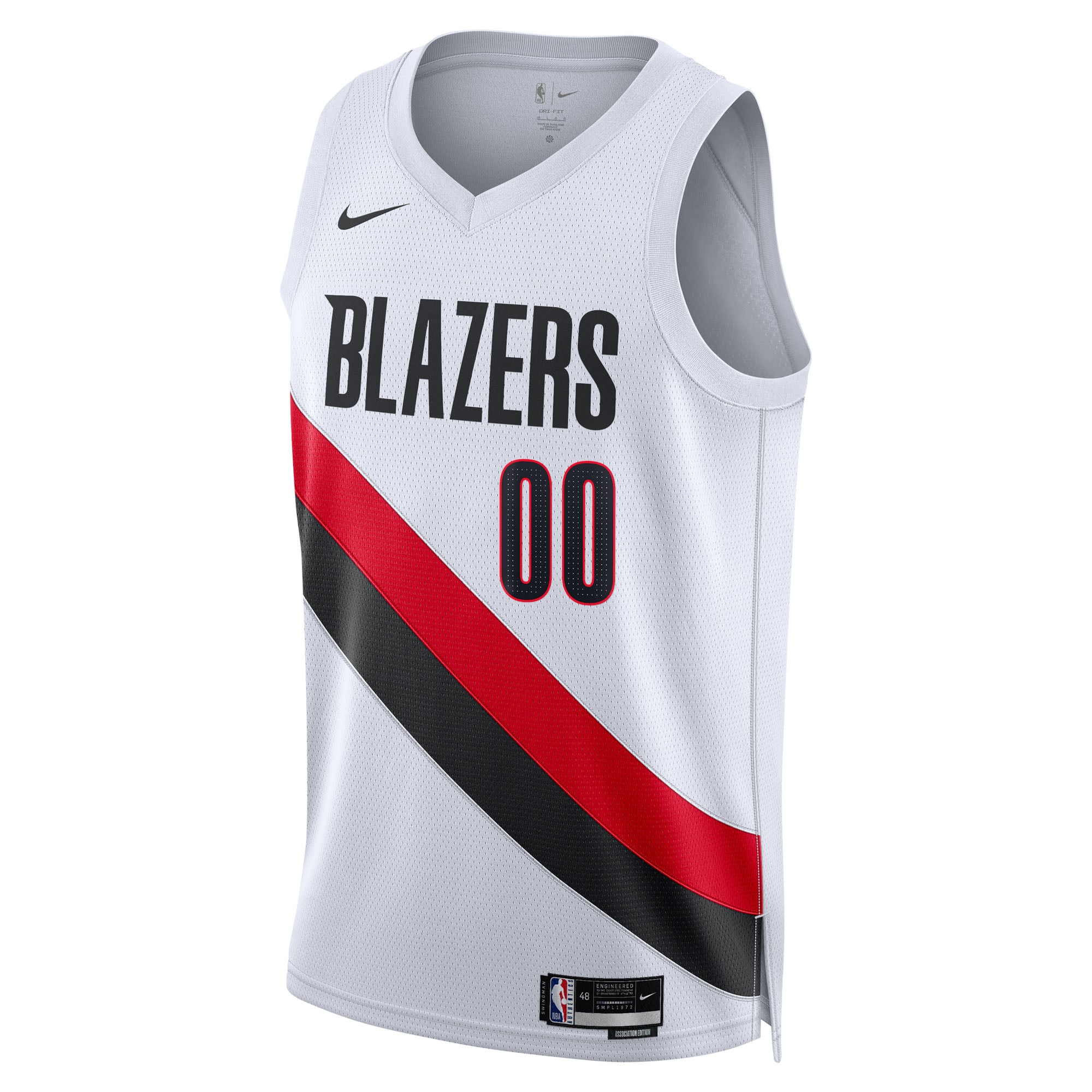 Portland Trail Blazers Jersey White NBA Women Fan Wear