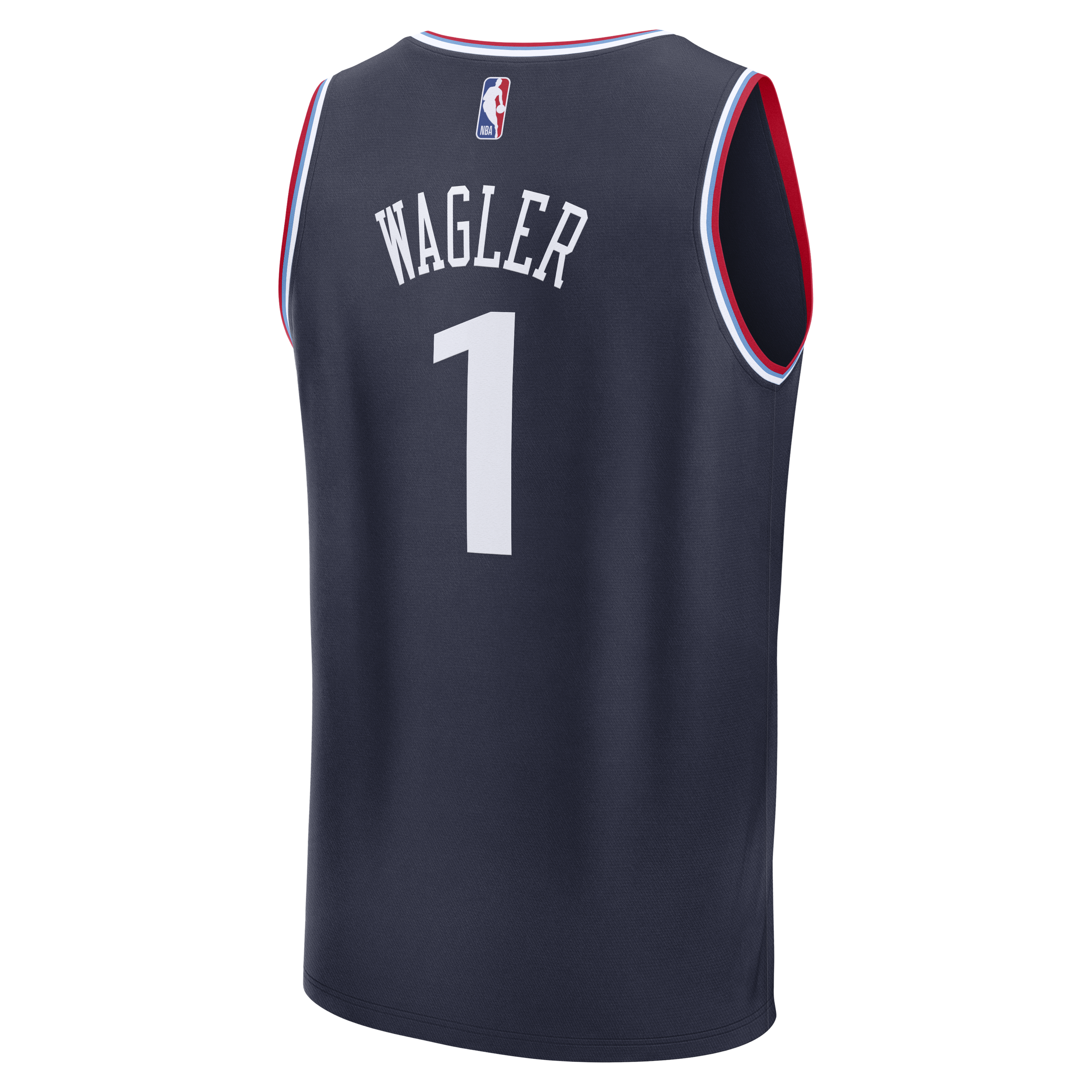 Keaton Wagler Los Angeles Clippers Draft Jersey Navy NBA Youth Fan Wear