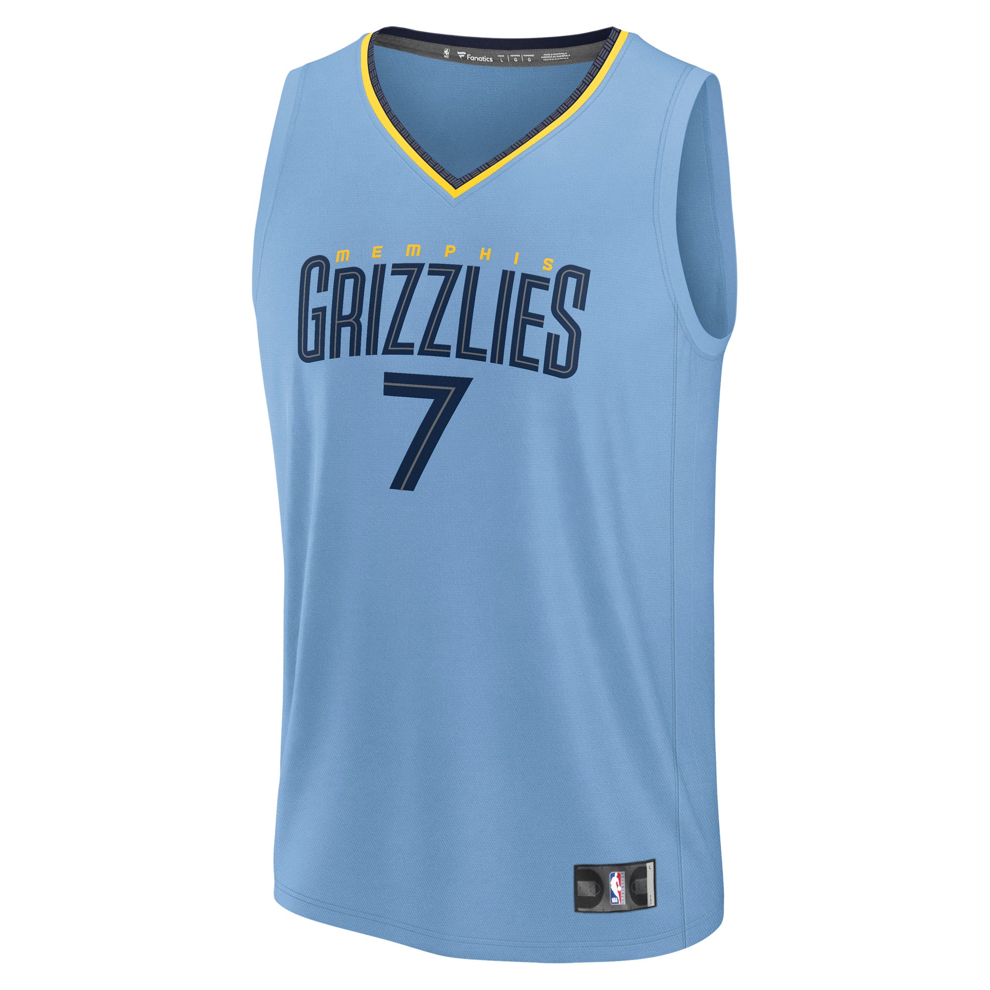 Santi Aldama Memphis Grizzlies Player Jersey Light Blue NBA Women Fan Wear