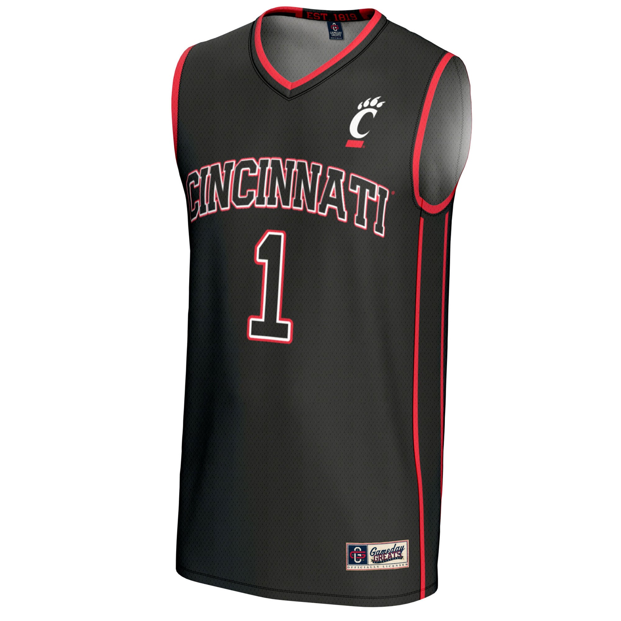 Cincinnati Bearcats NBA Jersey Black NBA Women Fan Wear Cincinnati Bearcats