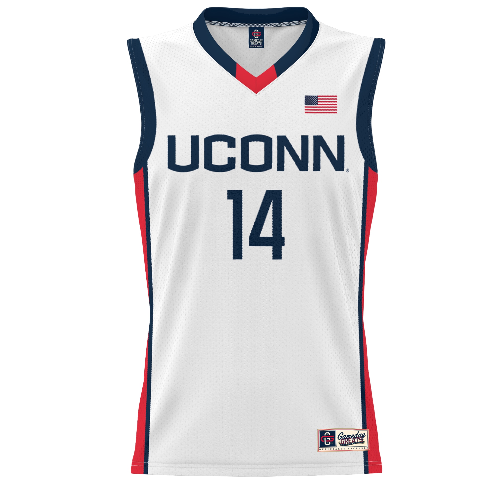 Dorka Juhasz UConn NBA Jersey White NBA Women Fan Wear