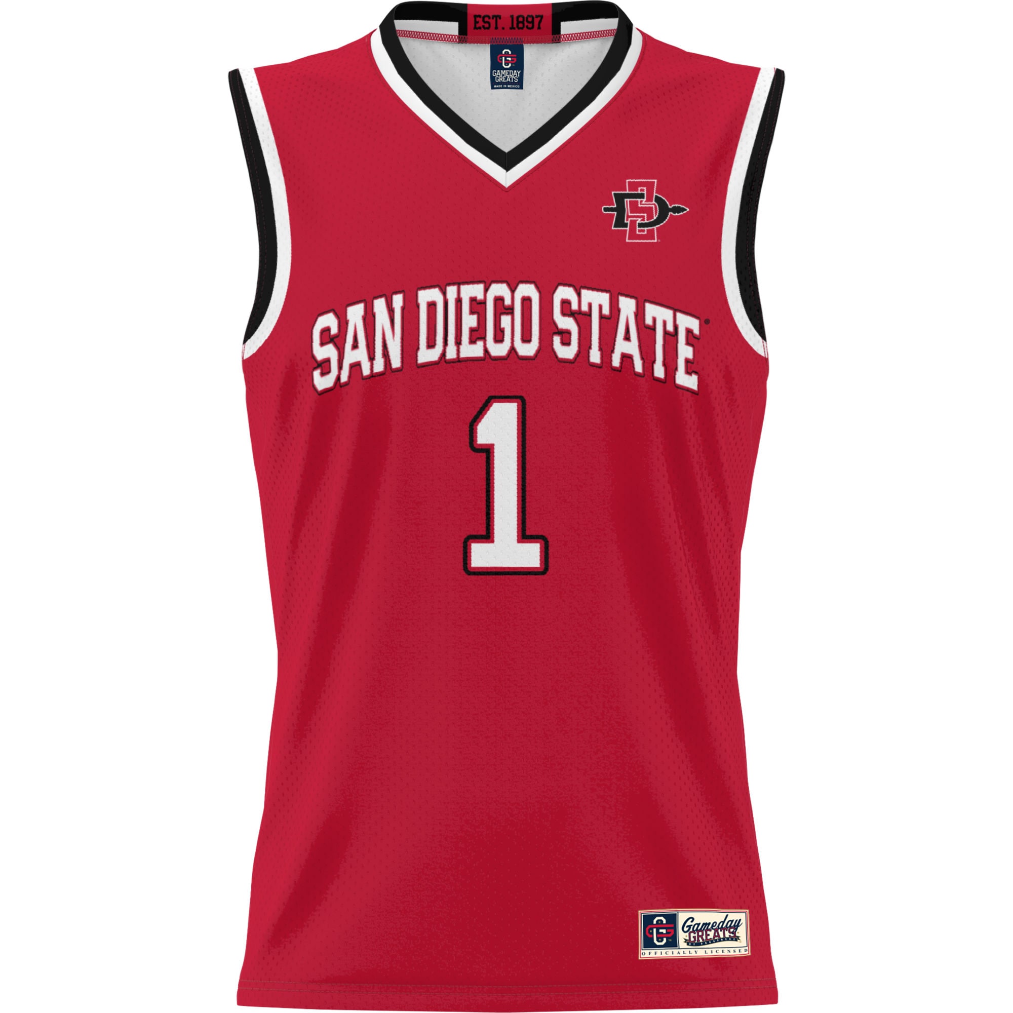 San Diego Aztecs NBA Jersey Scarlet NBA Men Fan Wear