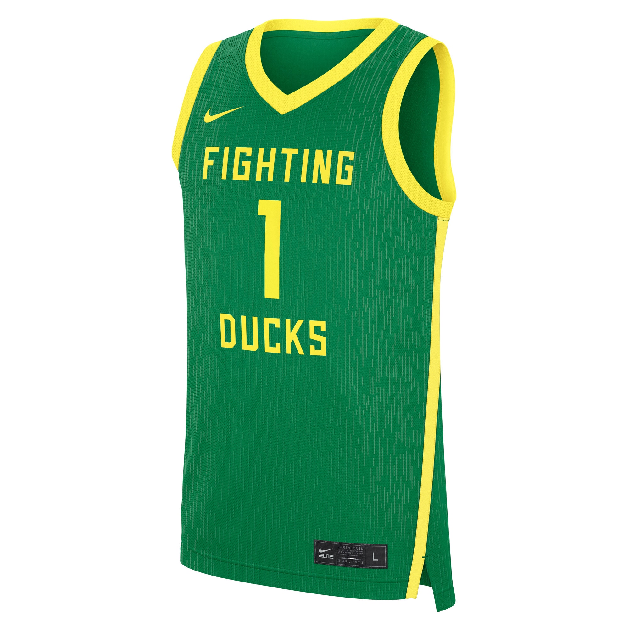 Oregon Ducks Road NBA Jersey Green NBA Women Fan Wear