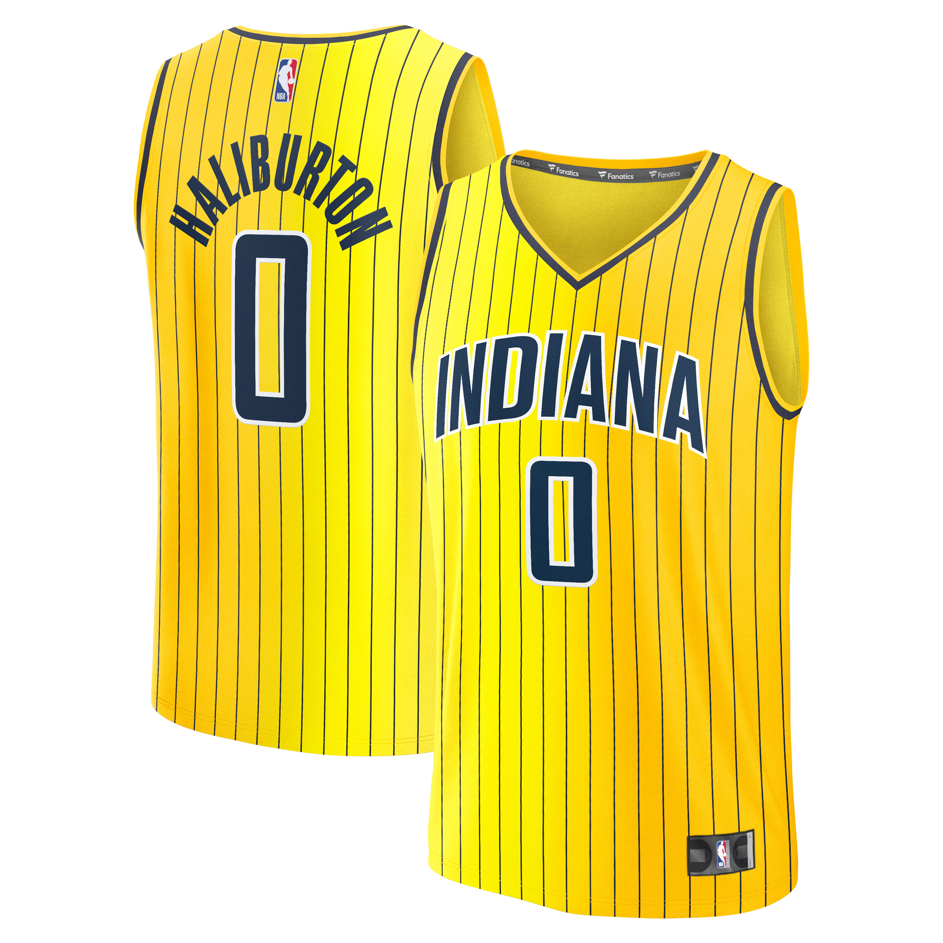 Tyrese Haliburton Indiana Pacers Jersey Gold NBA Women Fan Wear