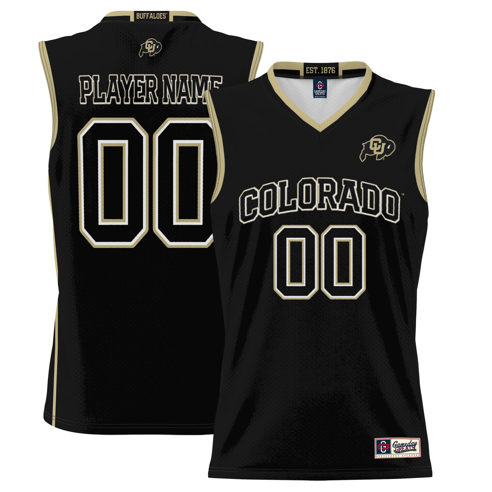 Colorado Buffaloes NIL NBA Jersey Black NBA Women Fan Wear