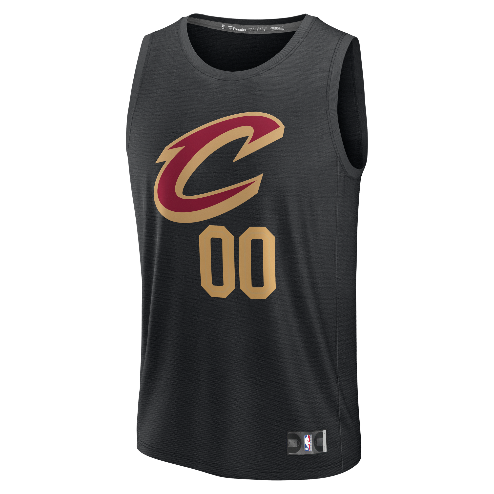 Cleveland Cavaliers Icon Edition Jersey Black NBA Youth Fan Wear Custom Number