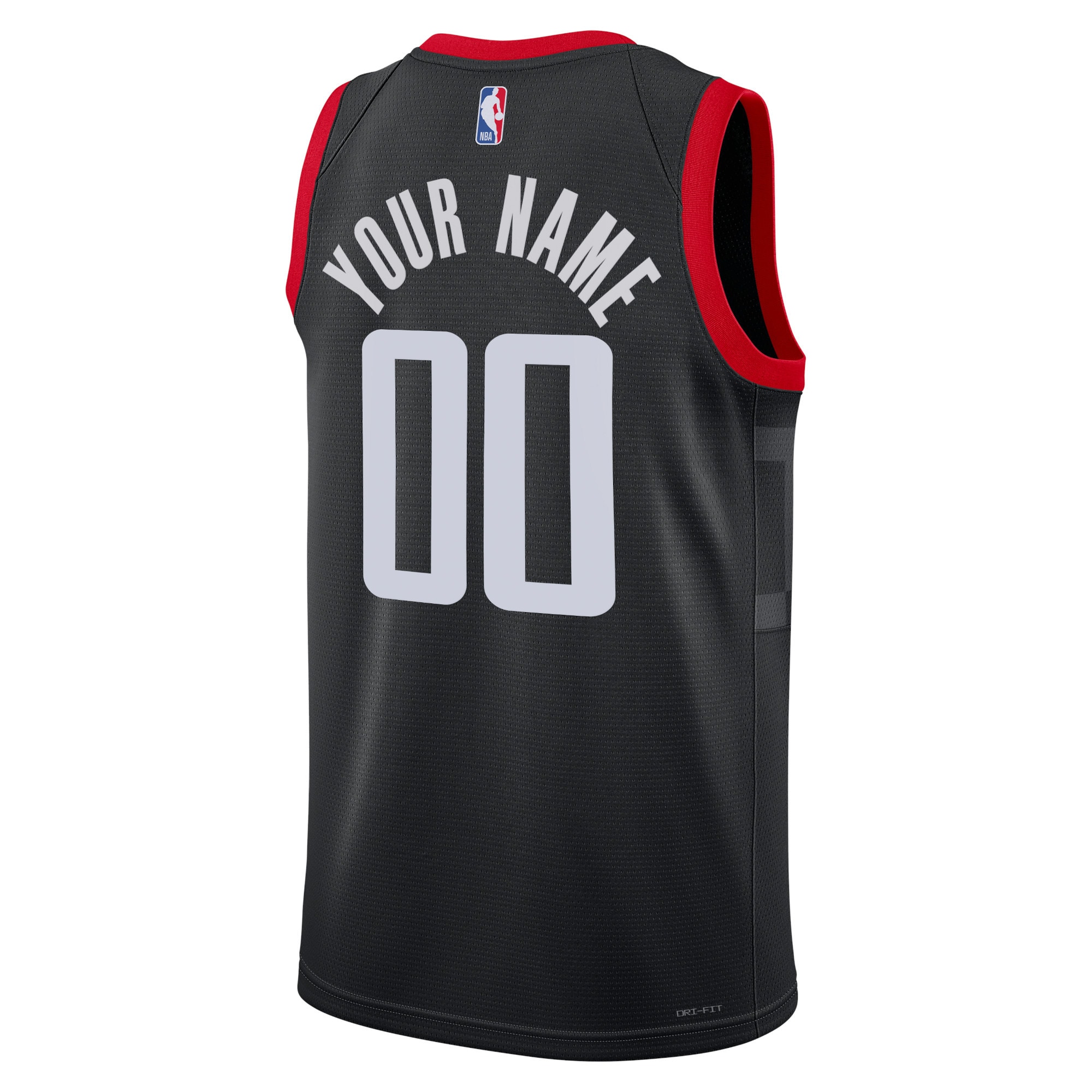 Houston Rockets Swingman Jersey Black NBA Women Fan Wear Custom Number