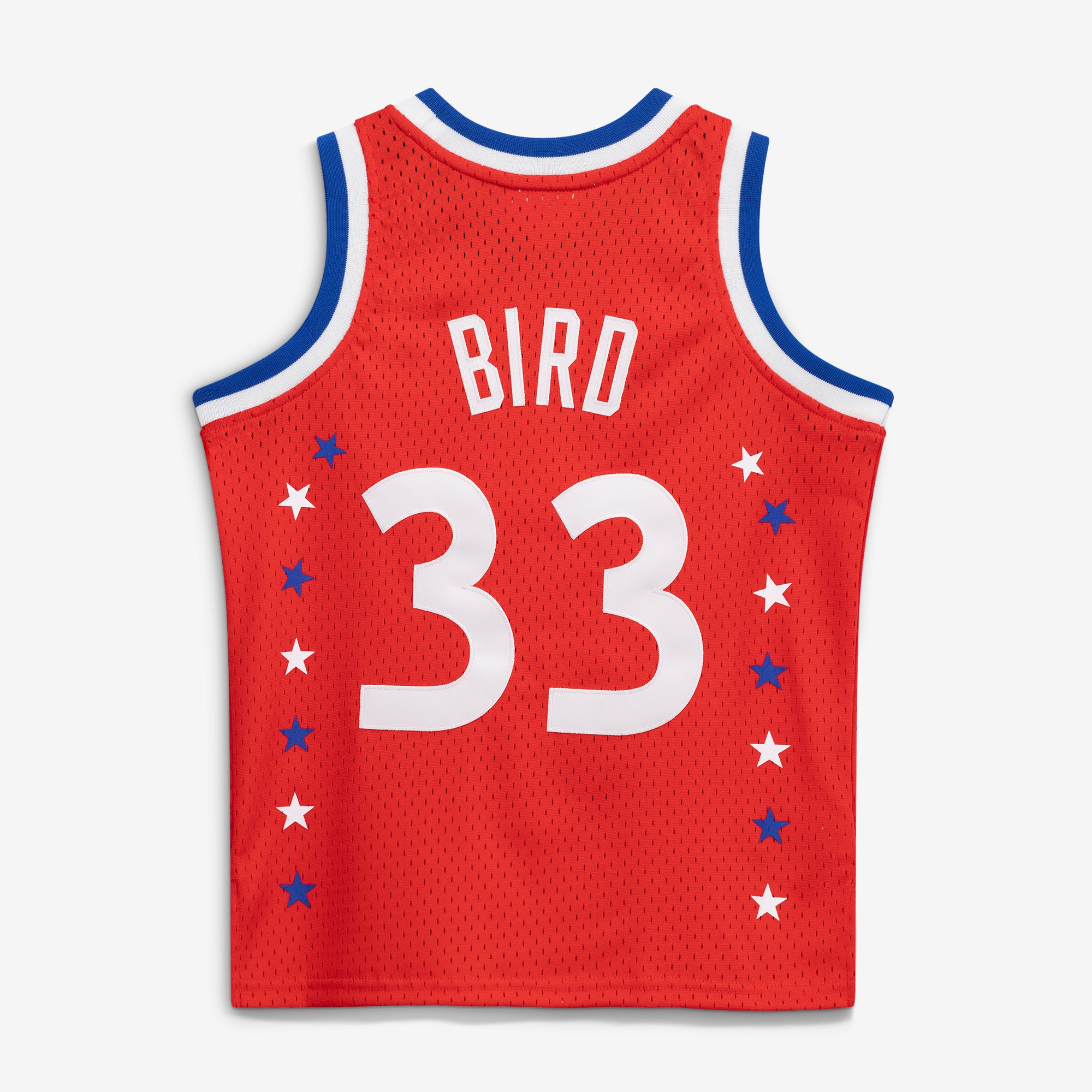 Larry Bird NBA All-Star Hardwood Classics Jersey Red NBA Women Fan Wear Larry Bird