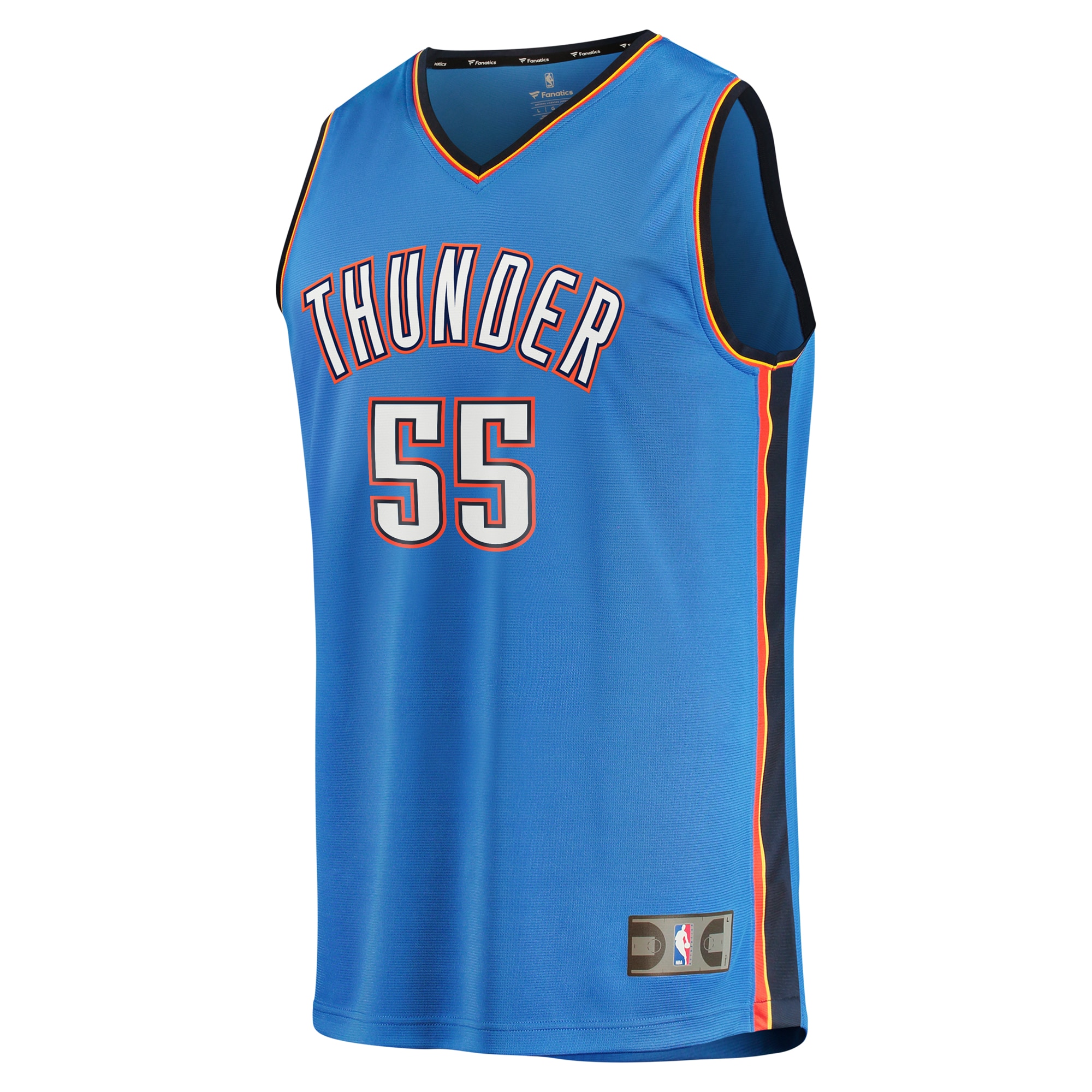 Isaiah Hartenstein Oklahoma City Thunder Fast Break Jersey Blue NBA Men Fan Wear