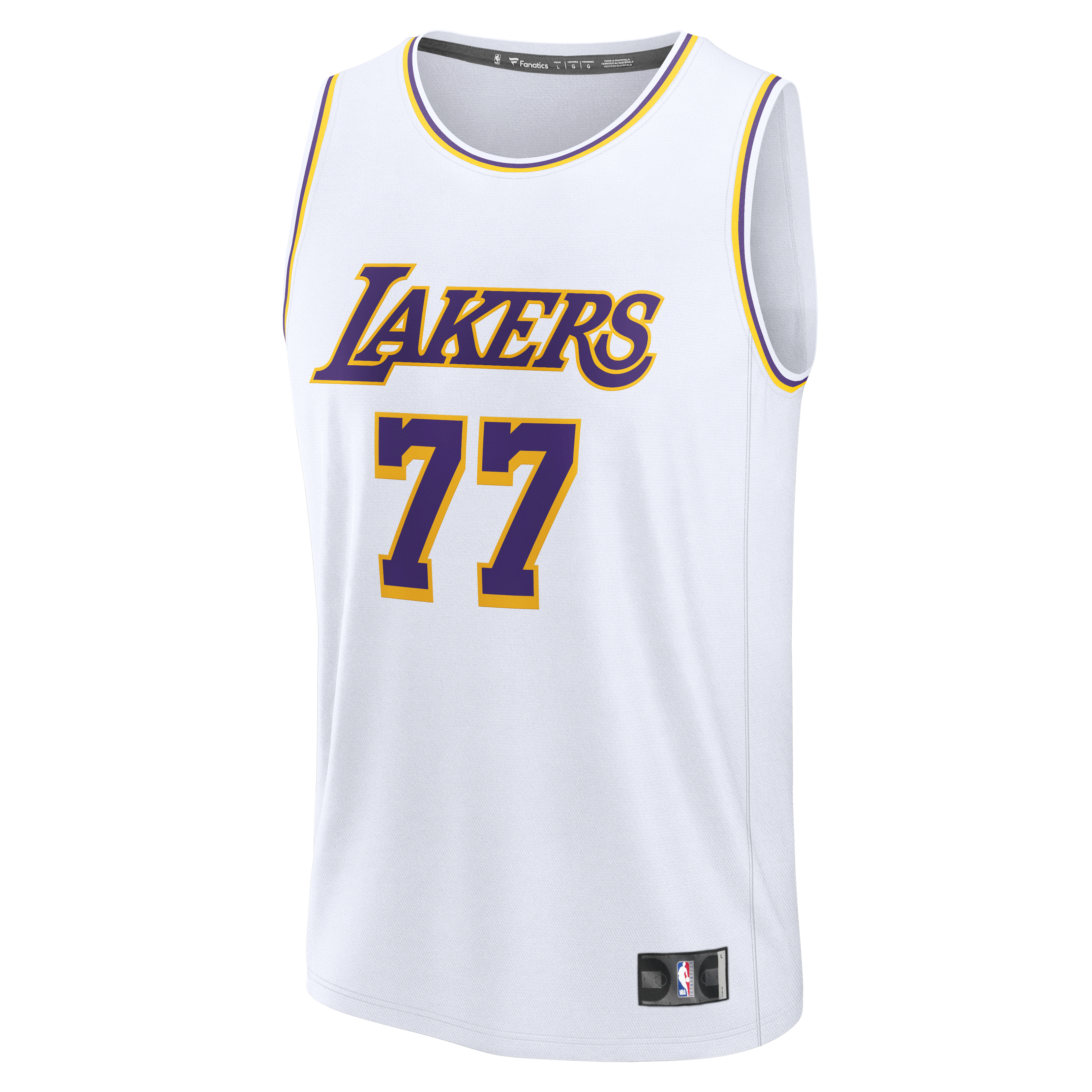 Los Angeles Lakers Association Edition Jersey White NBA Women Fan Wear Custom Number