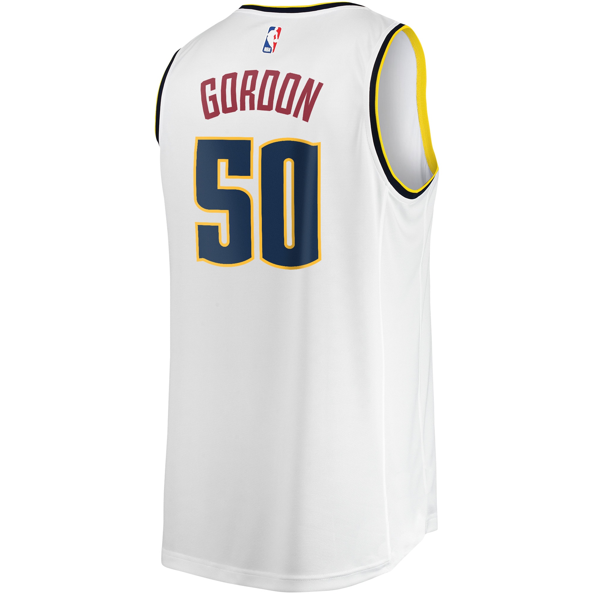 Aaron Gordon Denver Nuggets Association Edition Jersey White NBA Youth Fan Wear Aaron Gordon