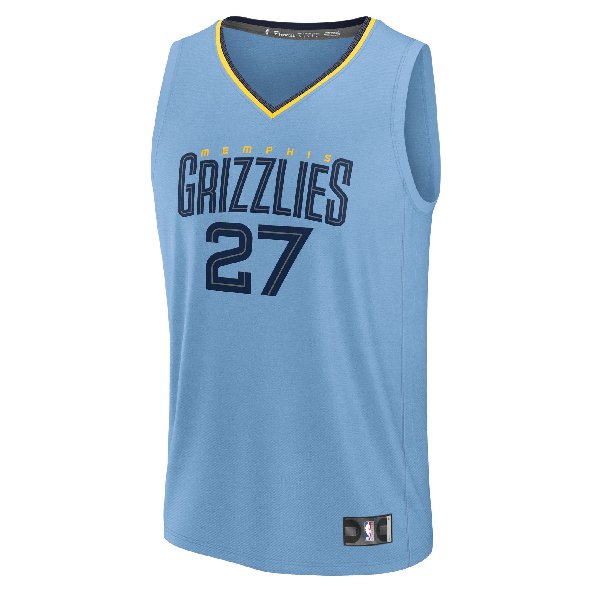 Cameron Boozer Memphis Grizzlies Jersey Light Blue NBA Youth Fan Wear