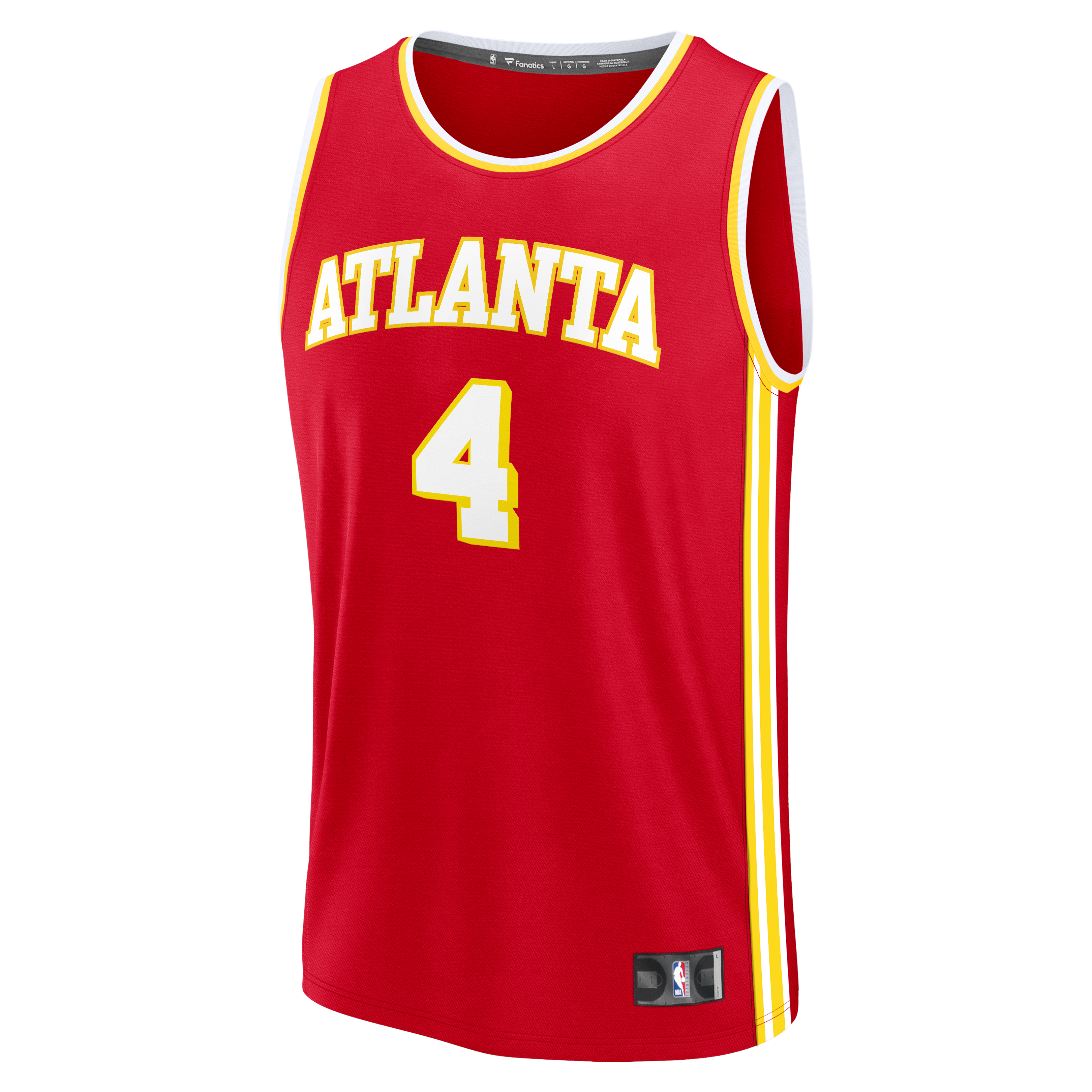 Kingston Flemings Atlanta Hawks Draft Jersey Red NBA Youth Fan Wear