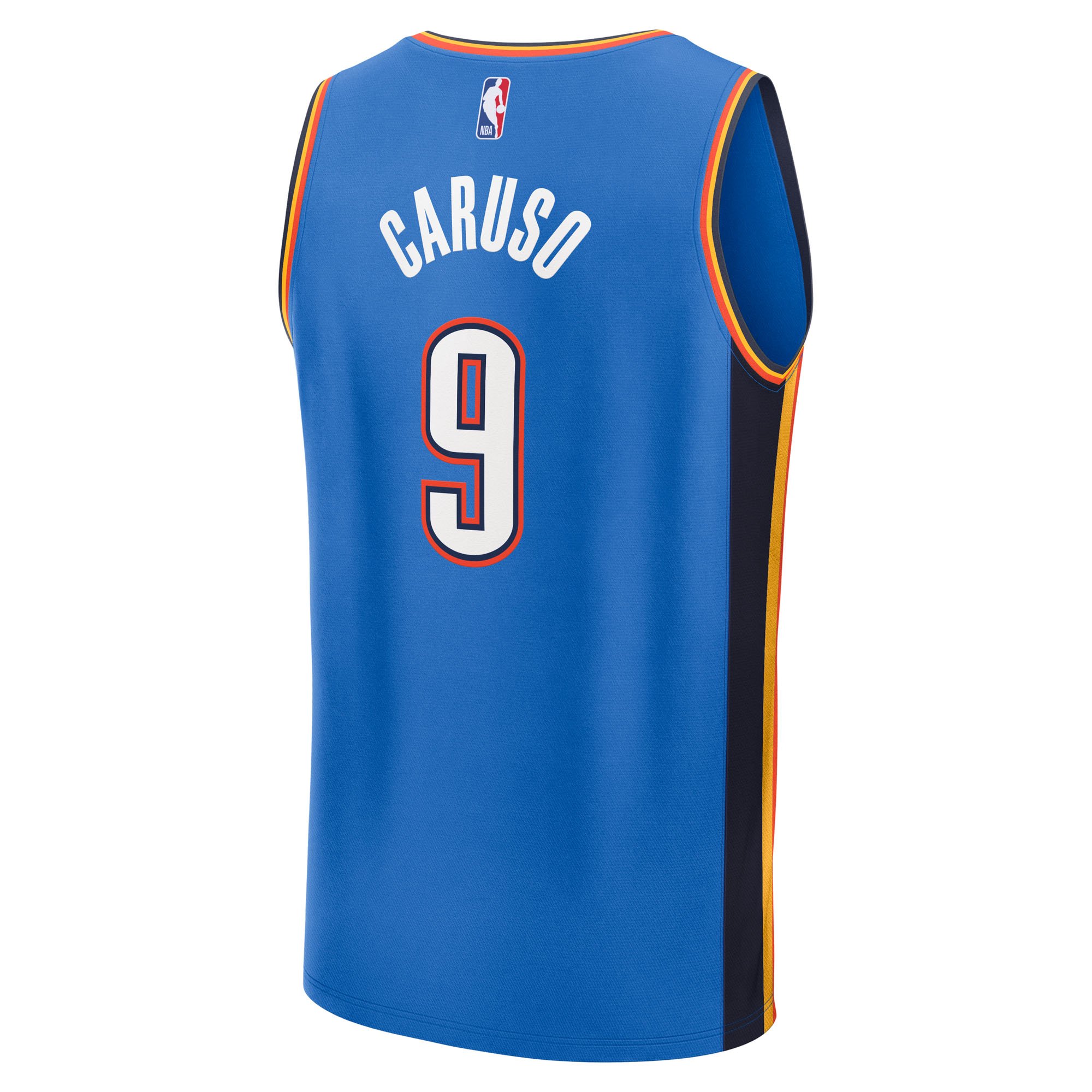 Alex Caruso Oklahoma City Thunder Icon Edition Jersey Blue NBA Men Fan Wear