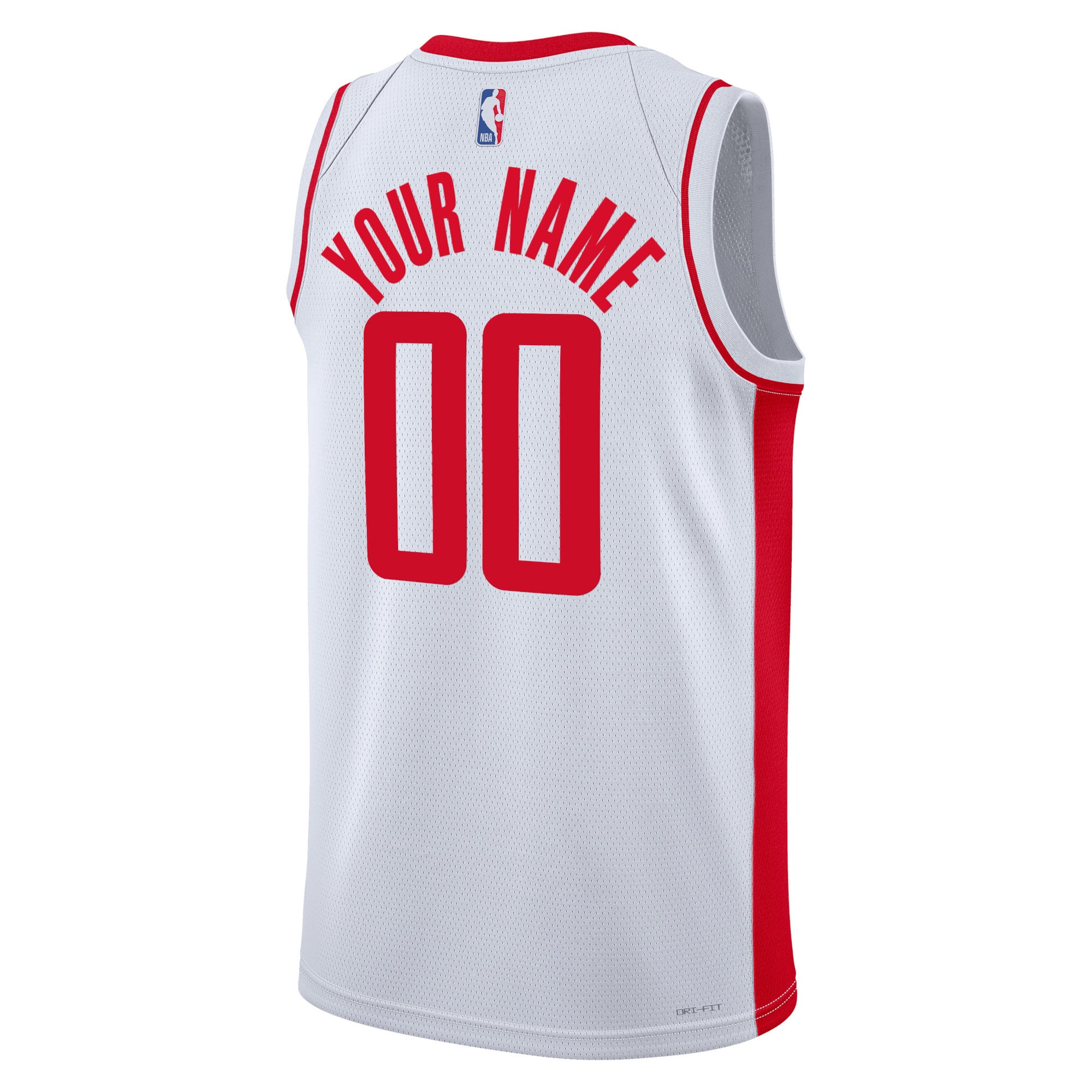Houston Rockets Jersey White NBA Women Fan Wear