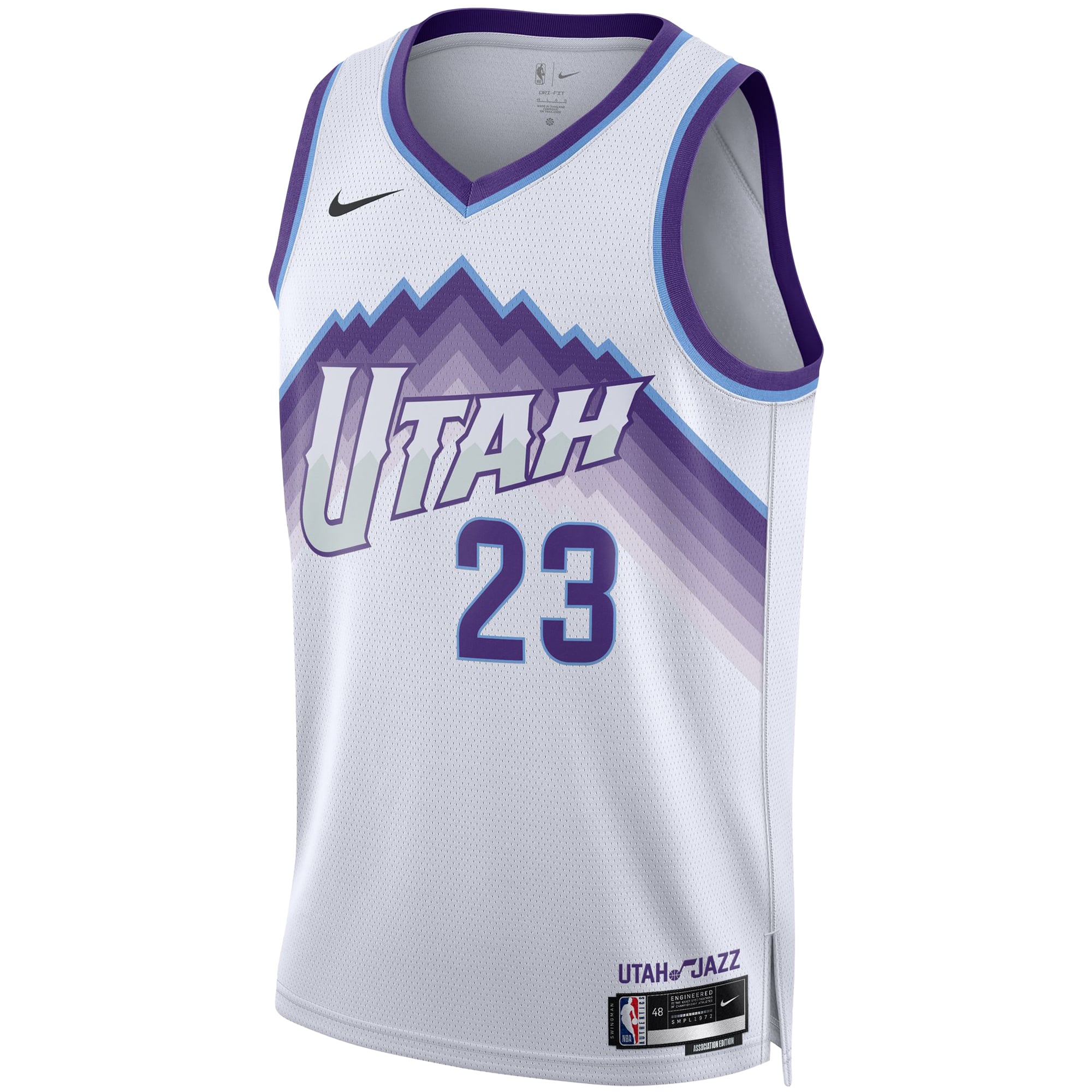 Lauri Markkanen Utah Jazz Player Jersey White NBA Women Fan Wear Lauri Markkanen