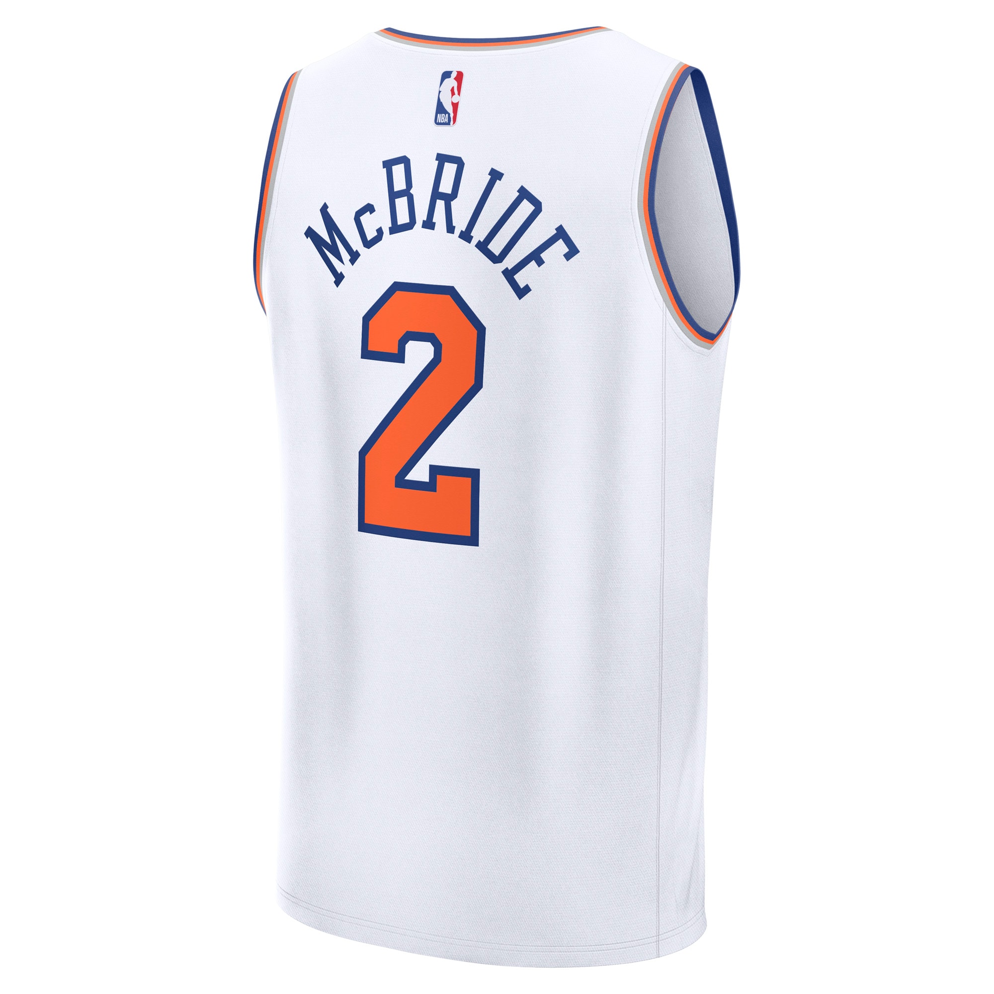Miles McBride New York Knicks Association Edition Jersey White NBA Men Fan Wear