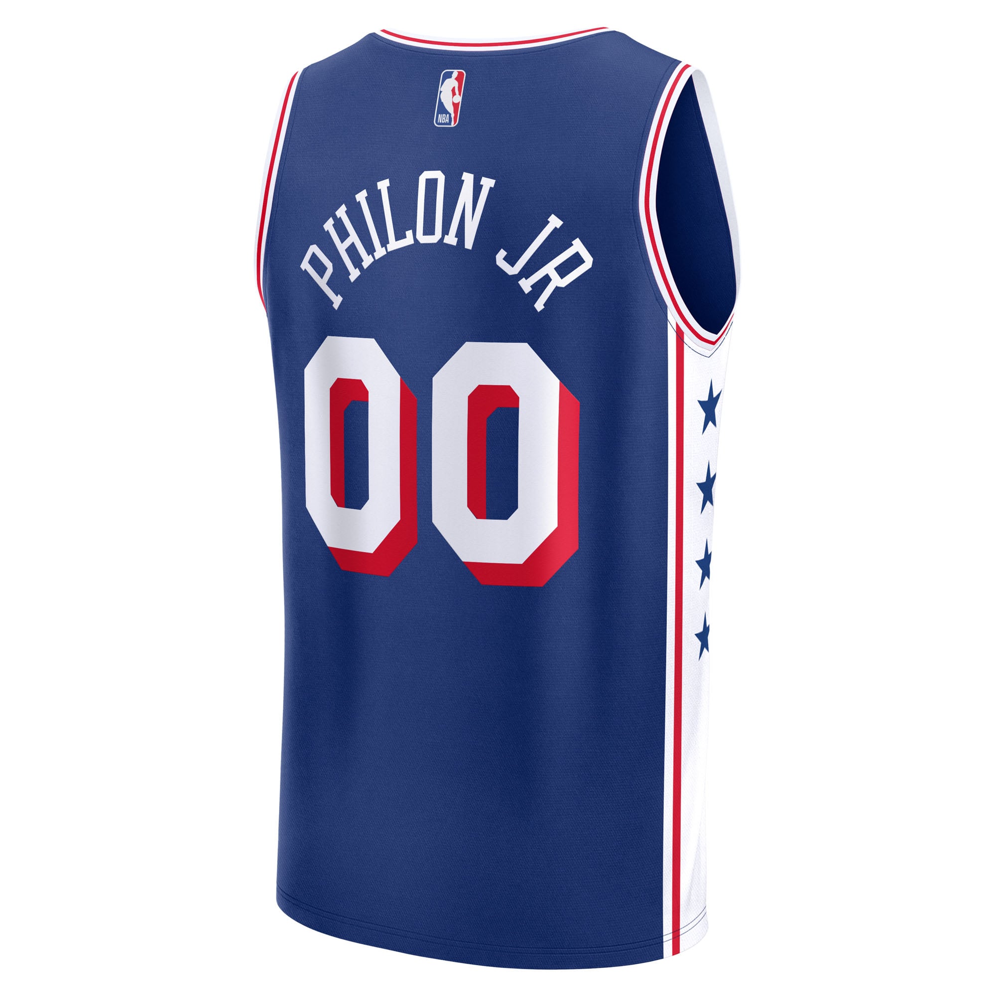 Labaron Philon Philadelphia 76ers Draft Jersey Royal NBA Youth Fan Wear Labaron Philon