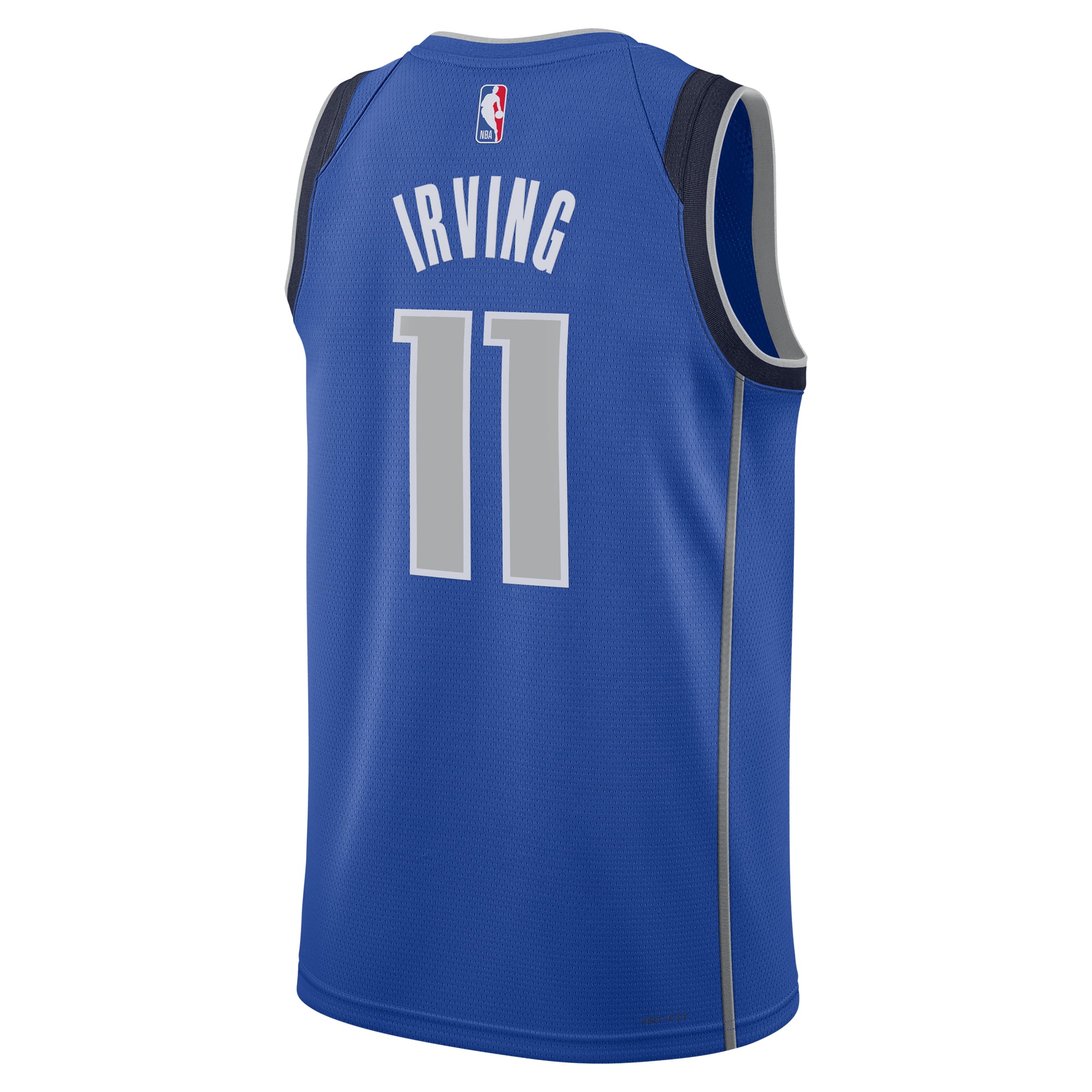 Kyrie Irving Dallas Mavericks Icon Edition Jersey Blue NBA Women Fan Wear Kyrie Irving