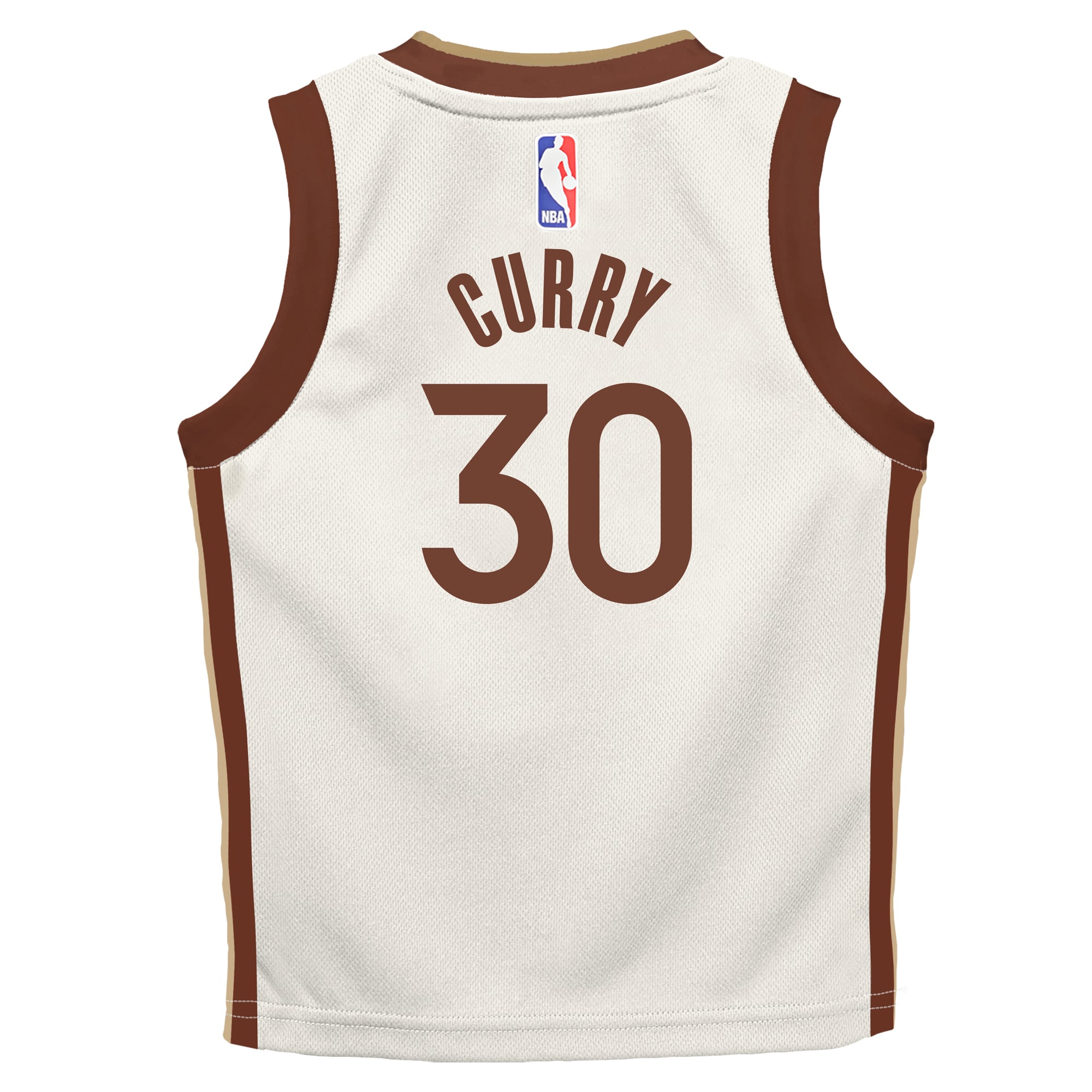 Stephen Curry Golden State Warriors Swingman Jersey Tan NBA Youth Fan Wear Stephen Curry