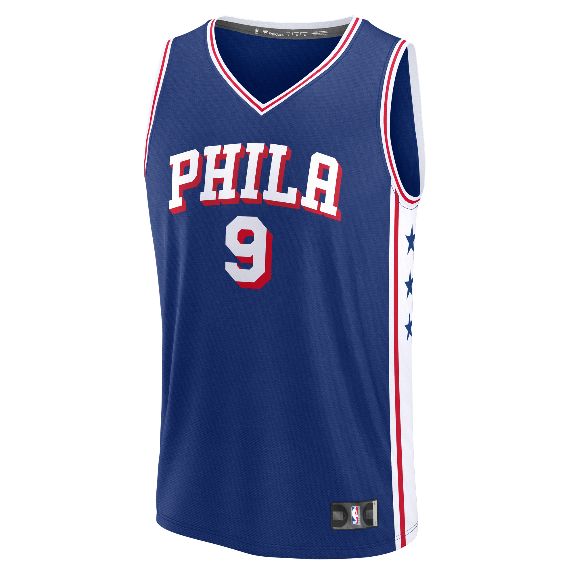 Kelly Oubre Jr Philadelphia 76ers Fast Break Jersey NBA Youth Fan Wear Kelly Oubre Jr