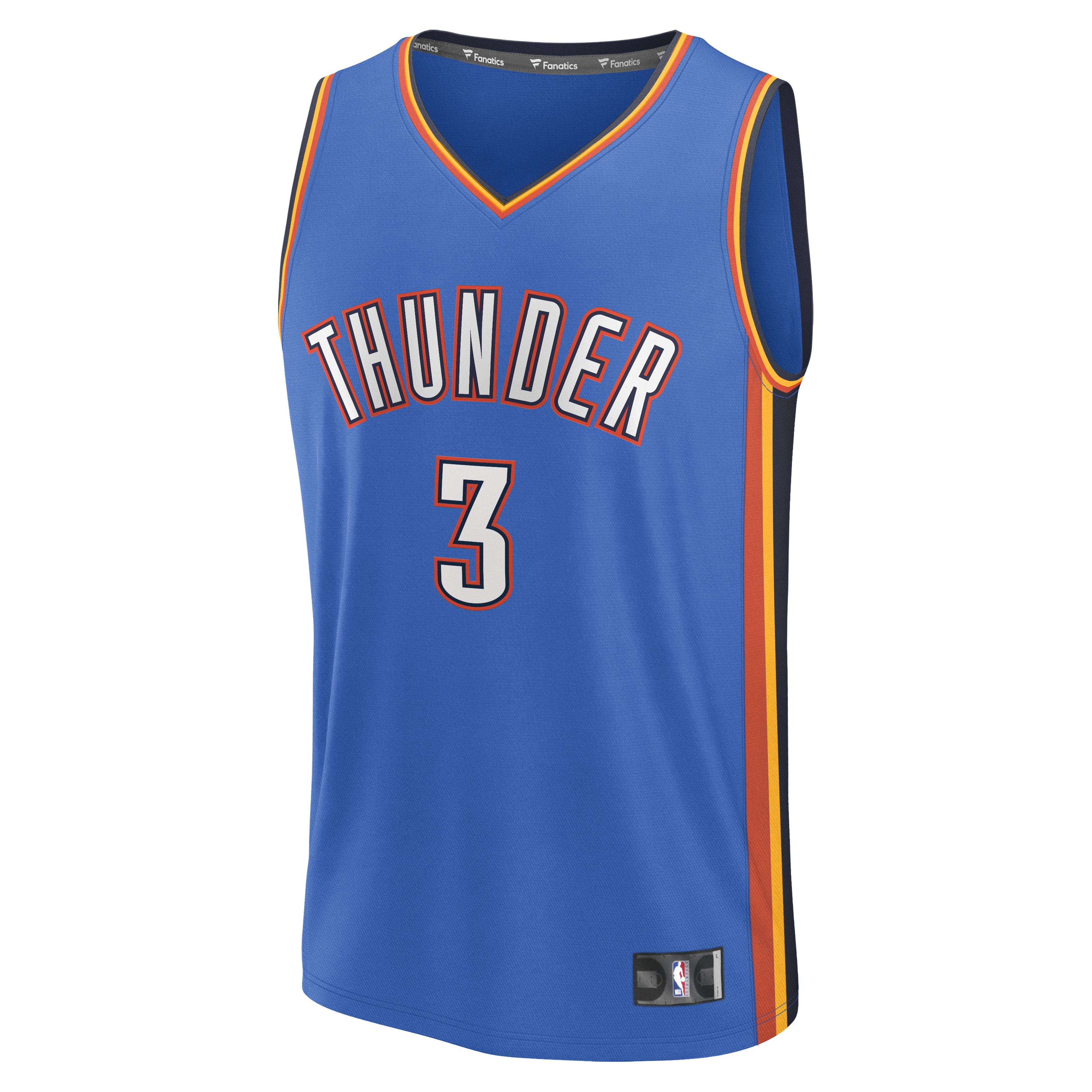 Jared McCain Oklahoma City Thunder Fast Break Jersey Blue NBA Youth Fan Wear