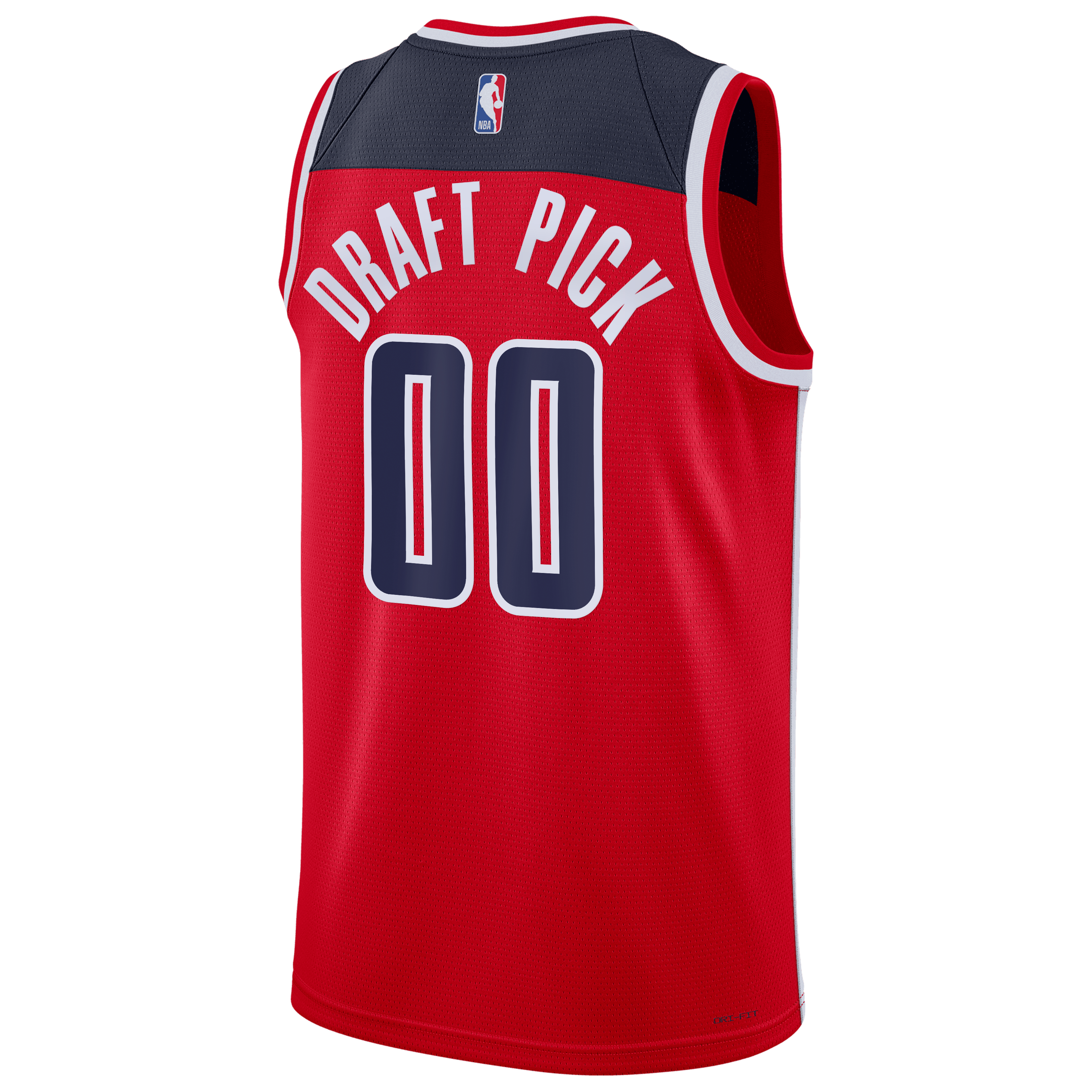 TBD Red Washington Wizards Jersey Red NBA Men Fan Wear TBD Red