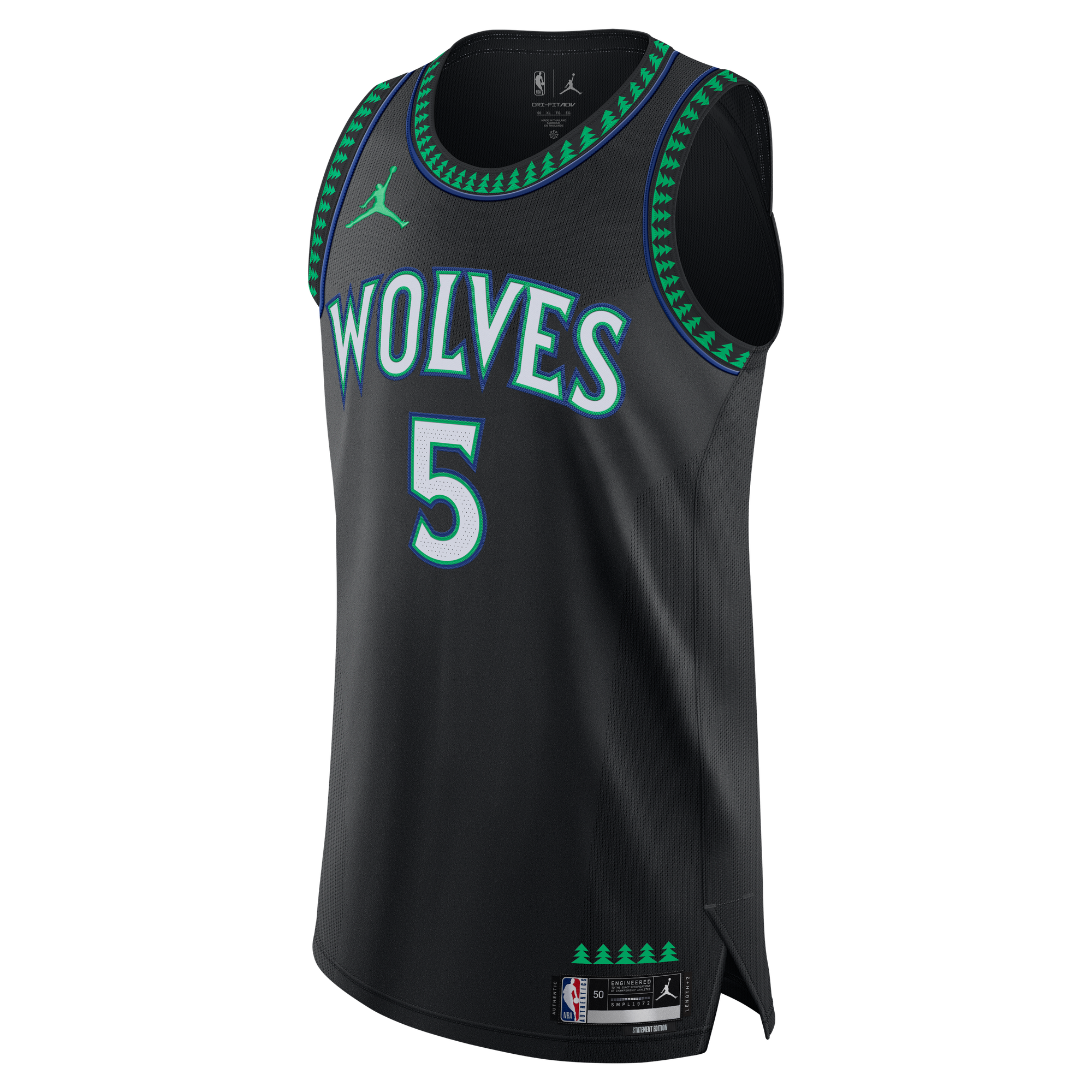 Anthony Edwards Minnesota Timberwolves Statement Edition Jersey Black NBA Women Fan Wear Anthony Edwards
