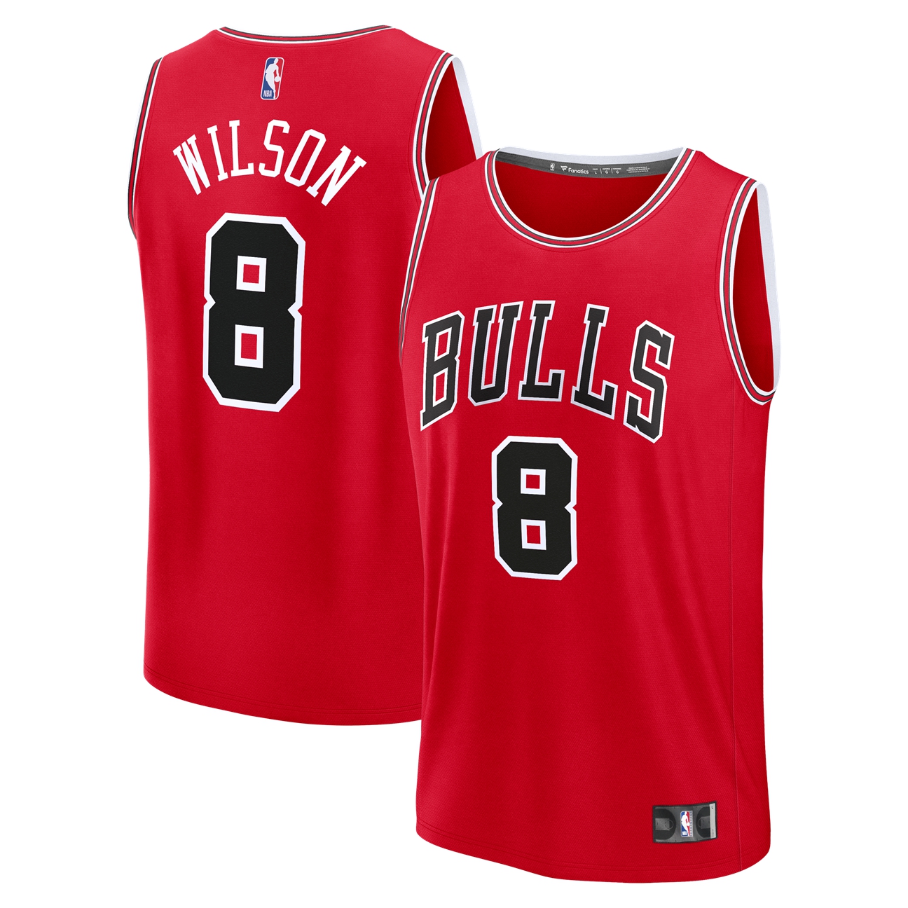 Caleb Wilson Chicago Bulls Fast Break Jersey Red NBA Women Fan Wear