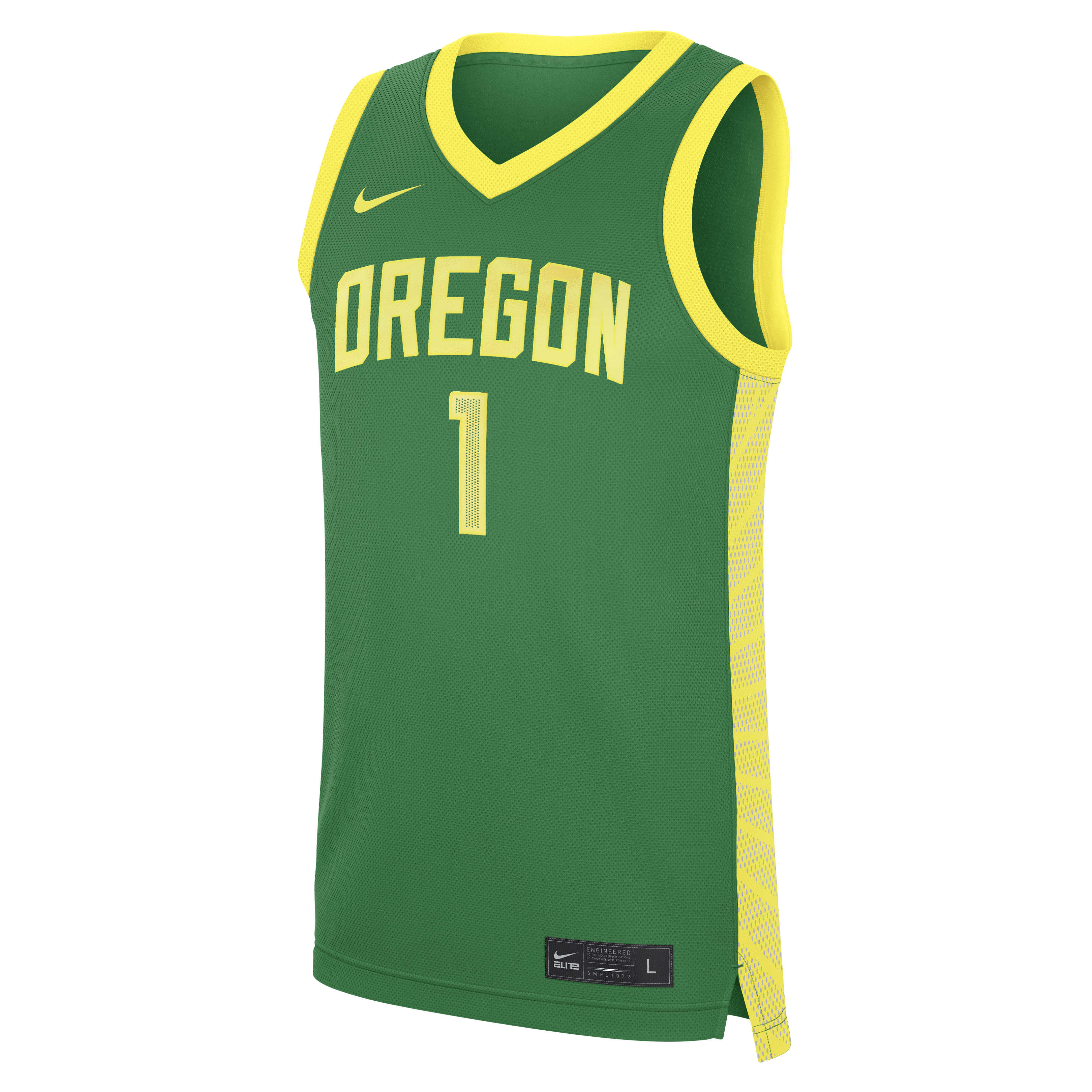 Oregon Ducks Road NBA Jersey No.1 Green NBA Youth Fan Wear