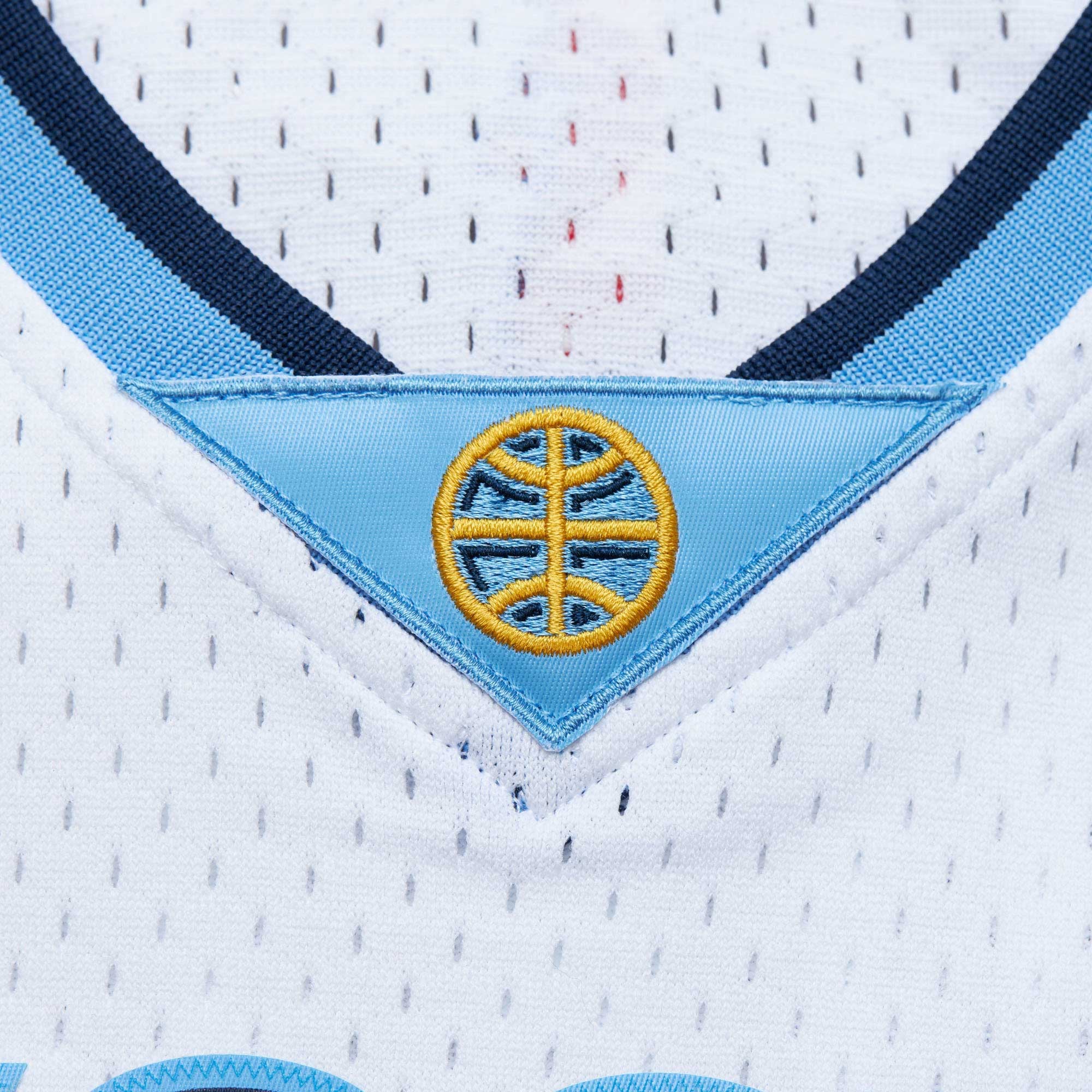 Nikola Jokic Denver Nuggets Jersey White NBA Men Fan Wear