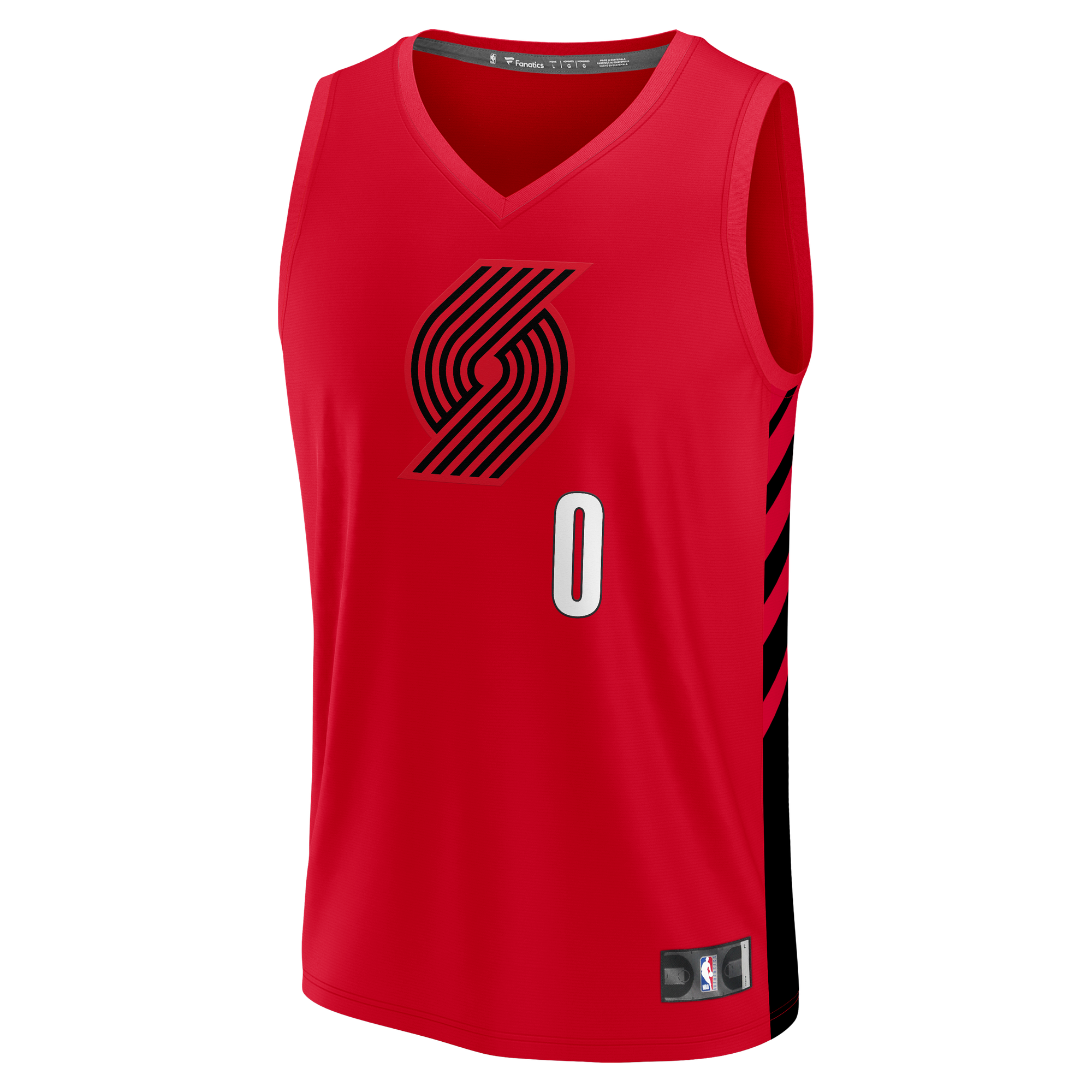 Damian Lillard Portland Trail Blazers Jersey Red NBA Women Fan Wear