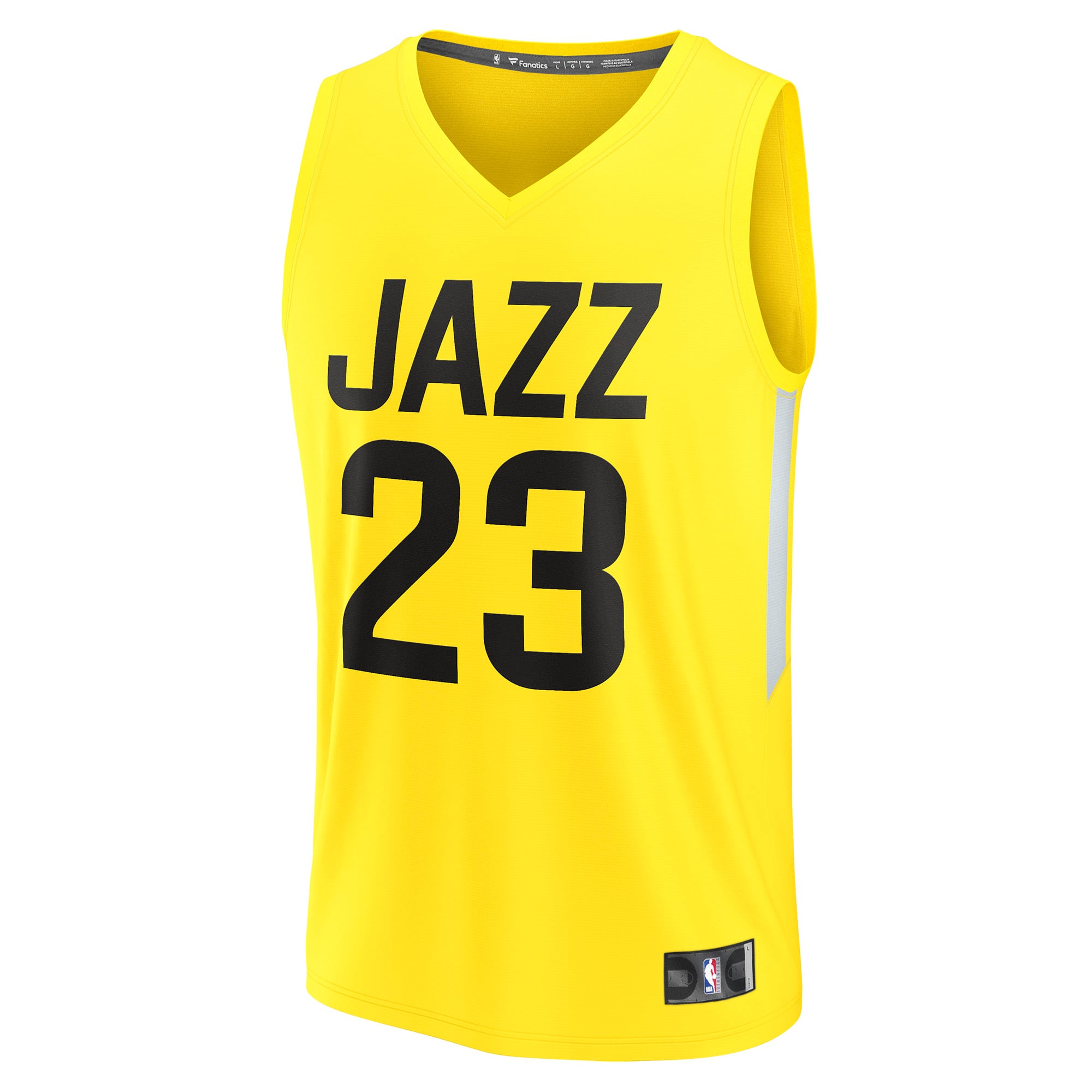 Lauri Markkanen Utah Jazz Jersey Yellow NBA Youth Fan Wear