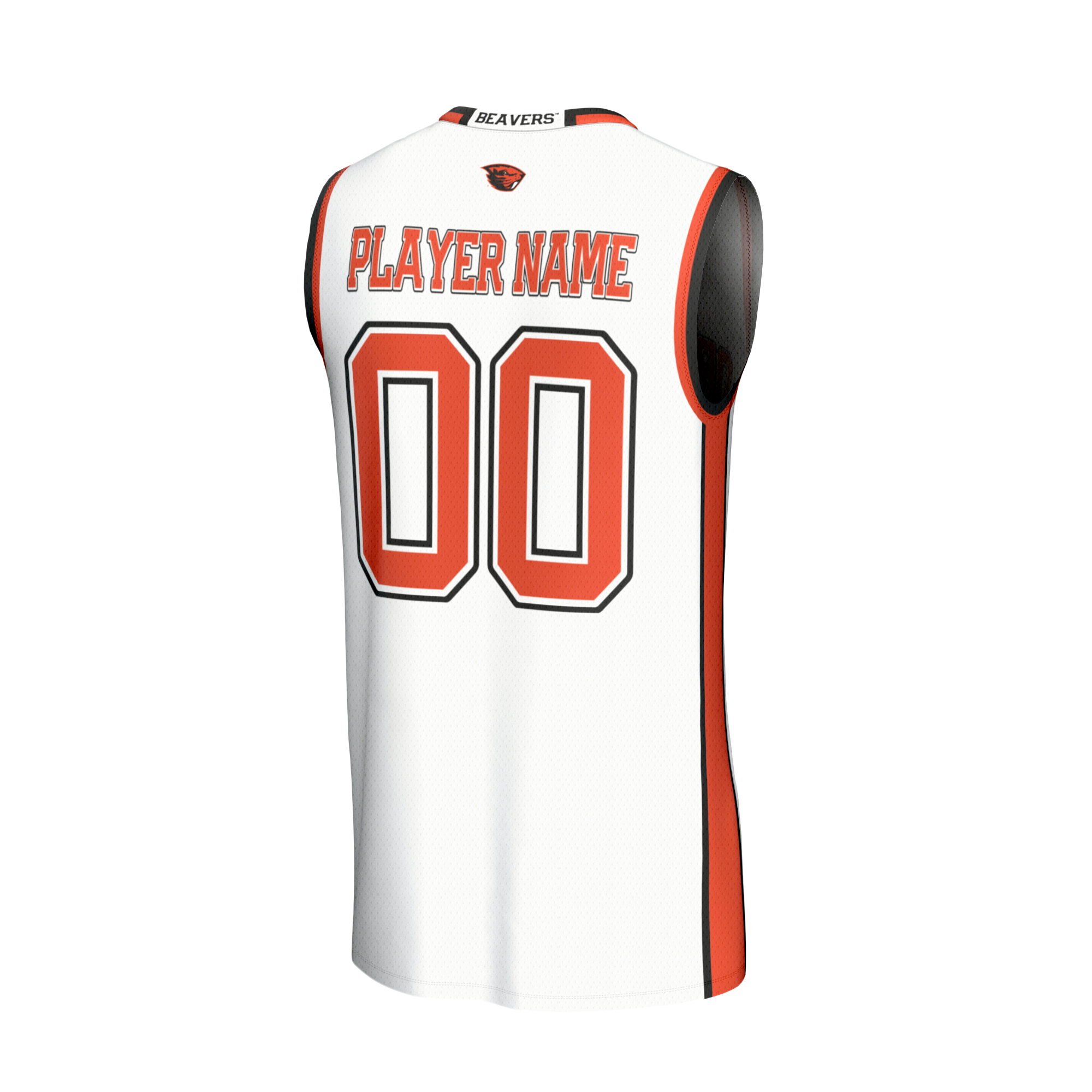 Oregon Beavers Collegiate NBA Jersey White NBA Youth Fan Wear Oregon Beavers Collegiate