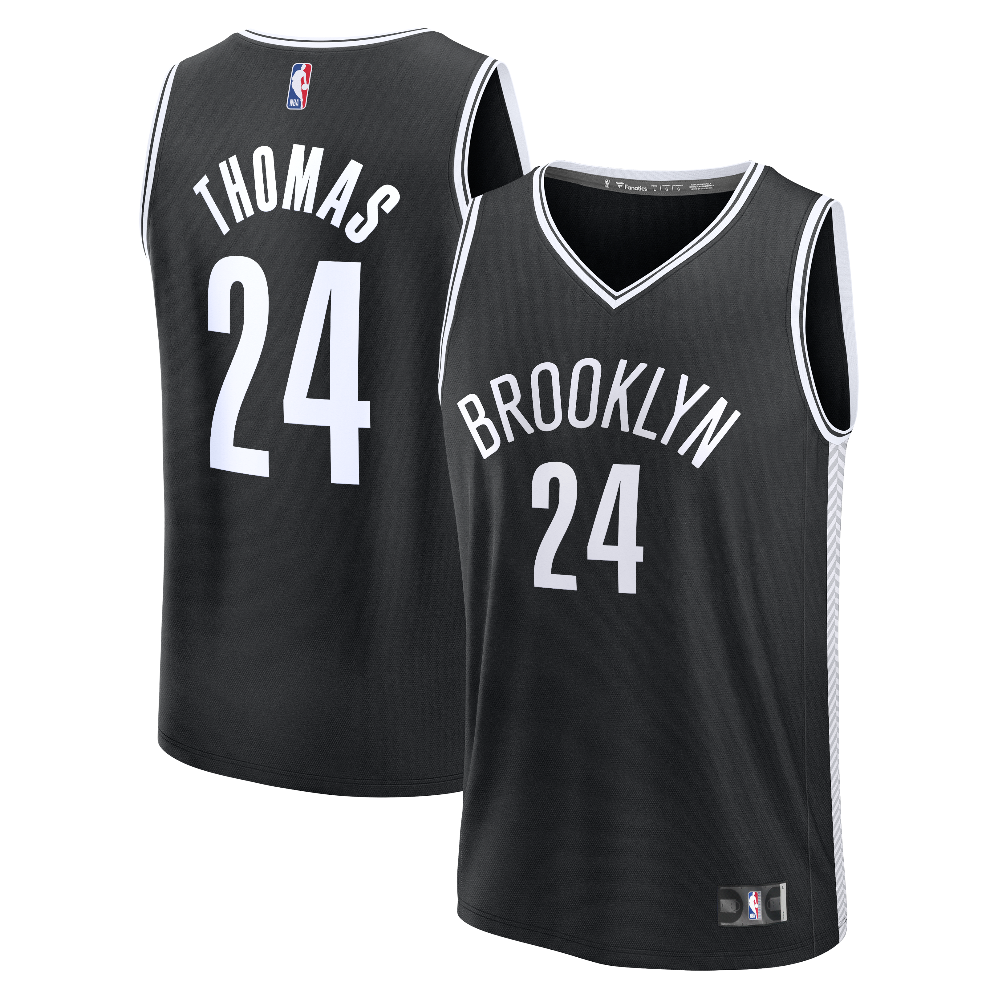 Cam Thomas Brooklyn Nets Icon Edition Jersey Black NBA Women Fan Wear